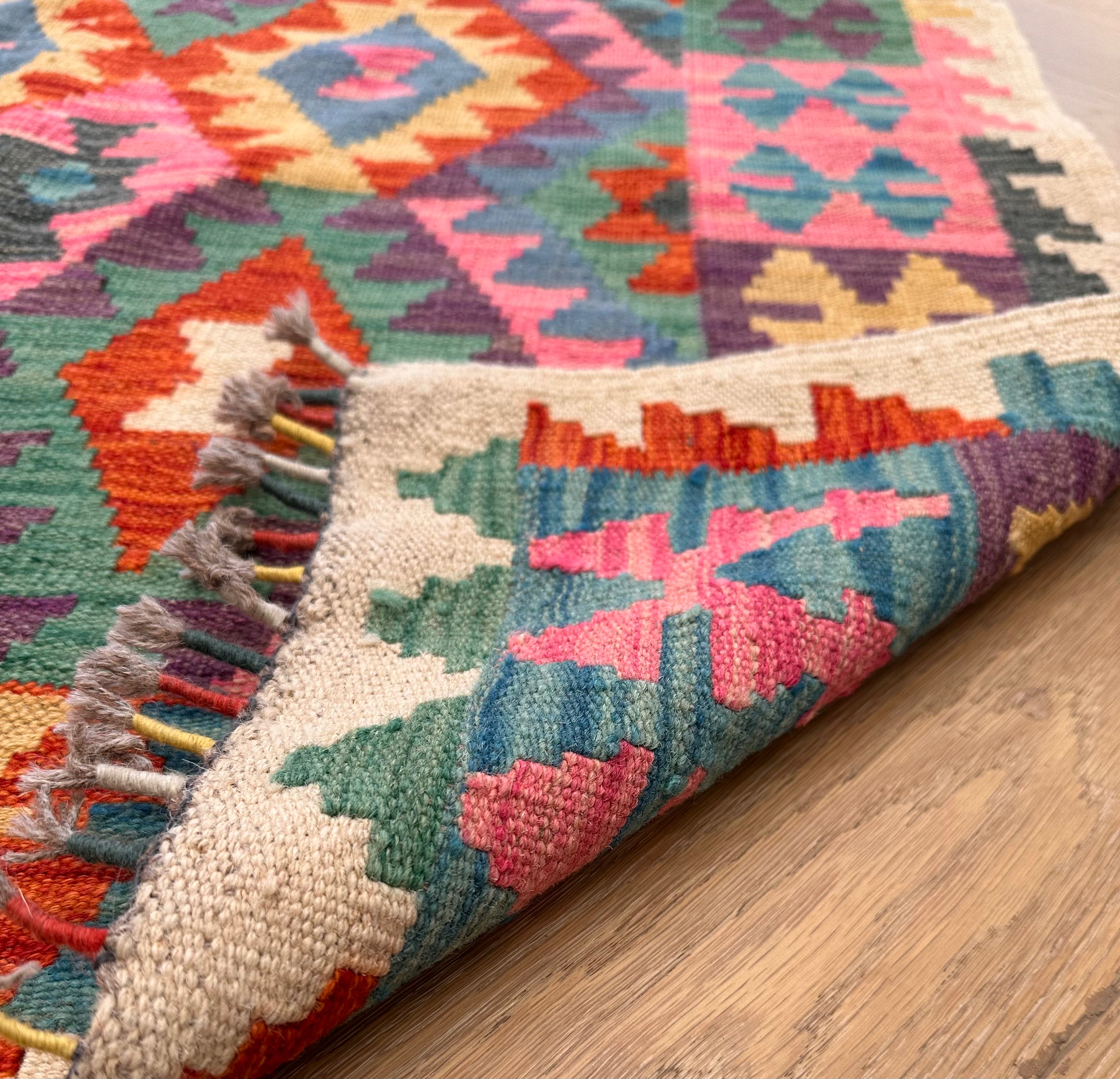 Chobi Afghan Handmade — 1.58 x 0.99