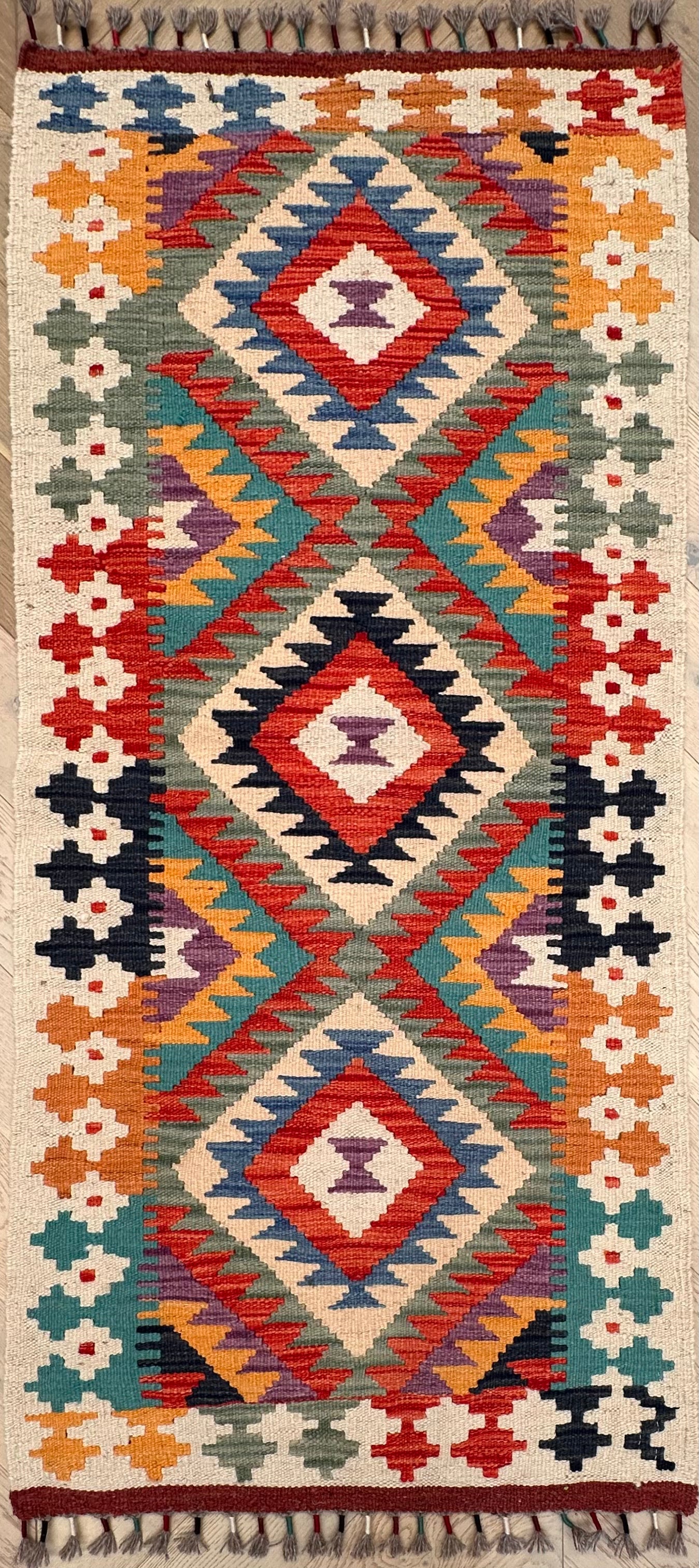 Chobi Afghan Handmade — 1.47 x 0.69