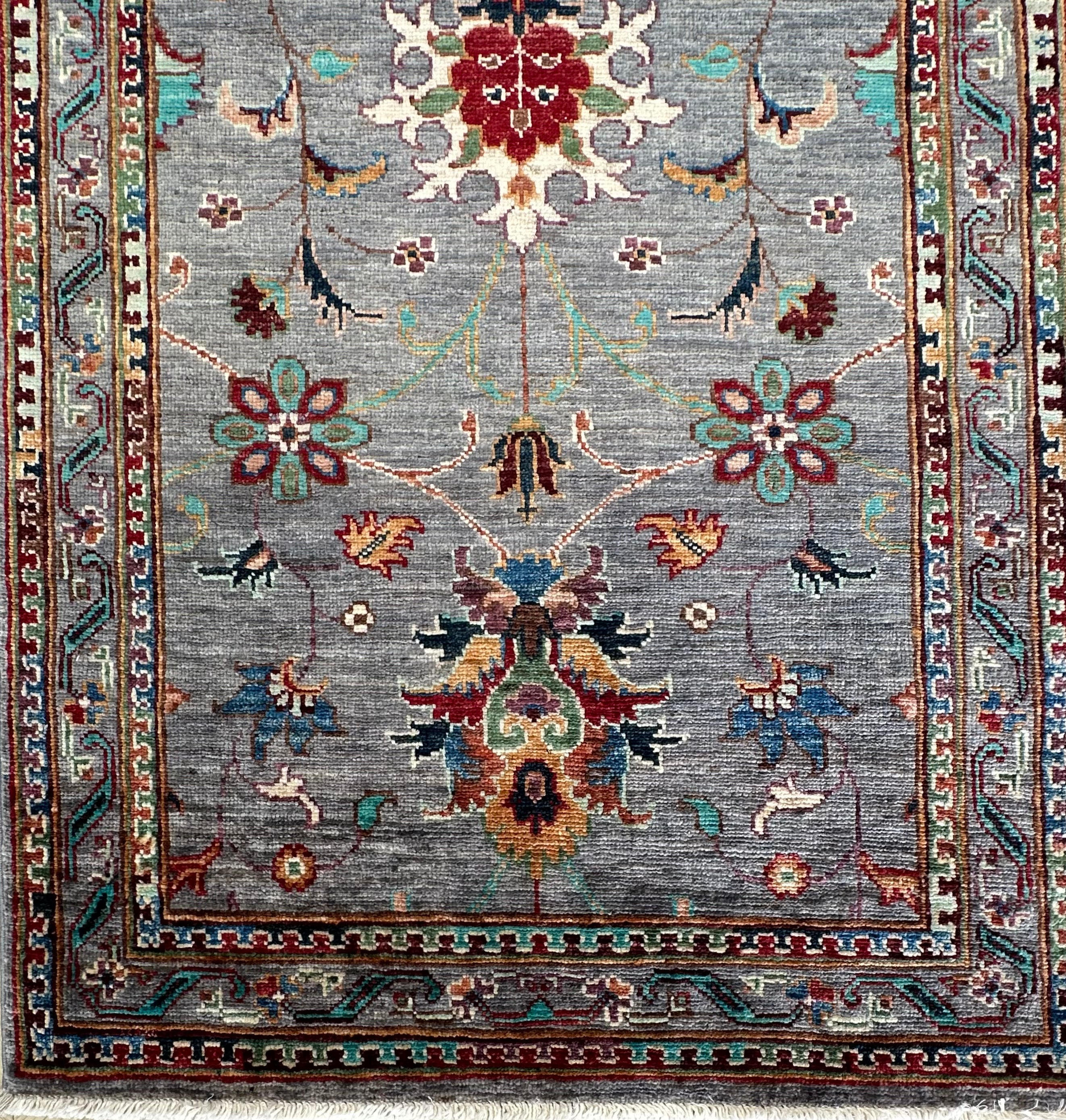 Handmade Chobi rug-runner 306x82 cm