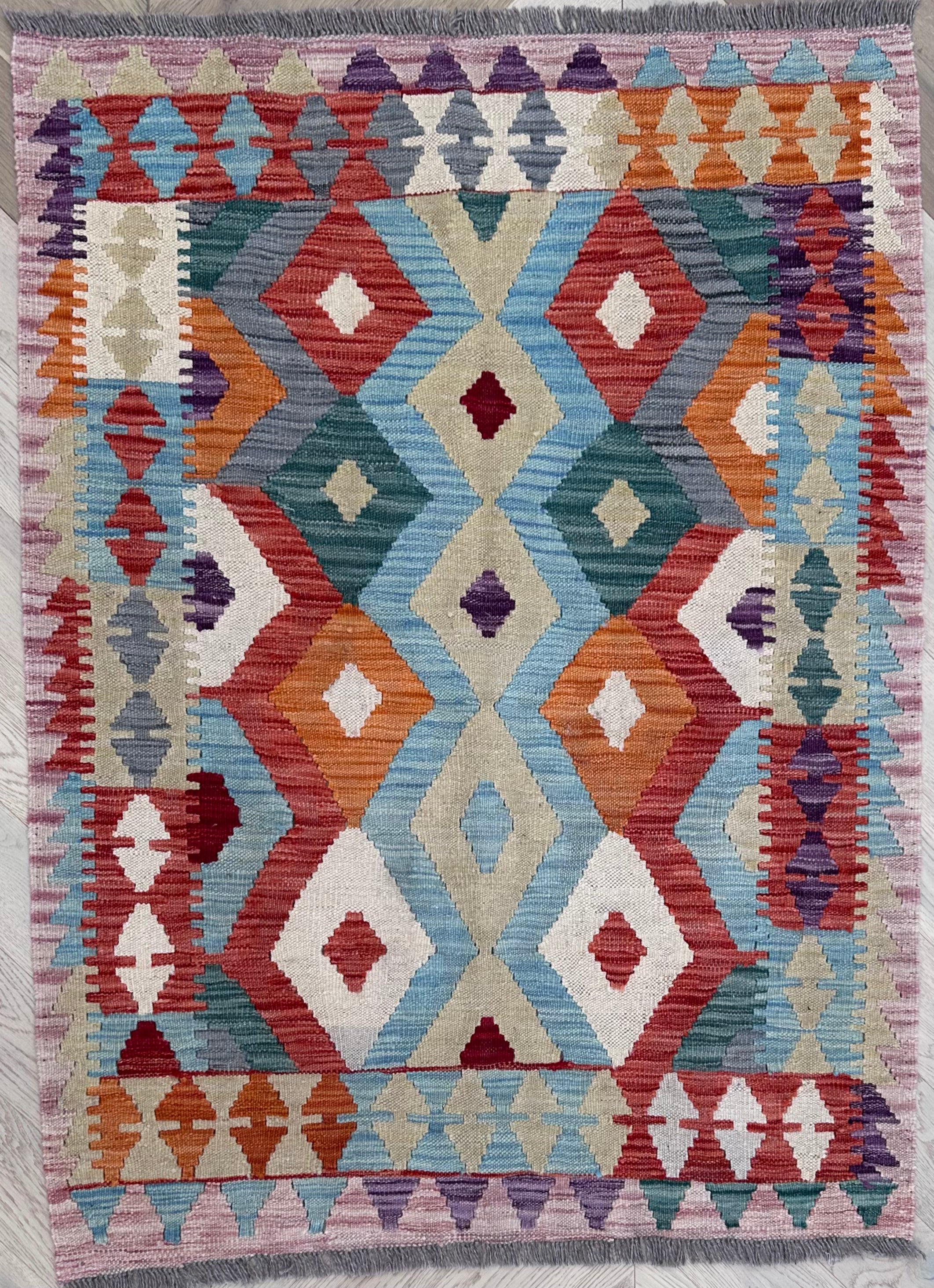 Chobi Afghan Handmade — 1.45 x 1.05