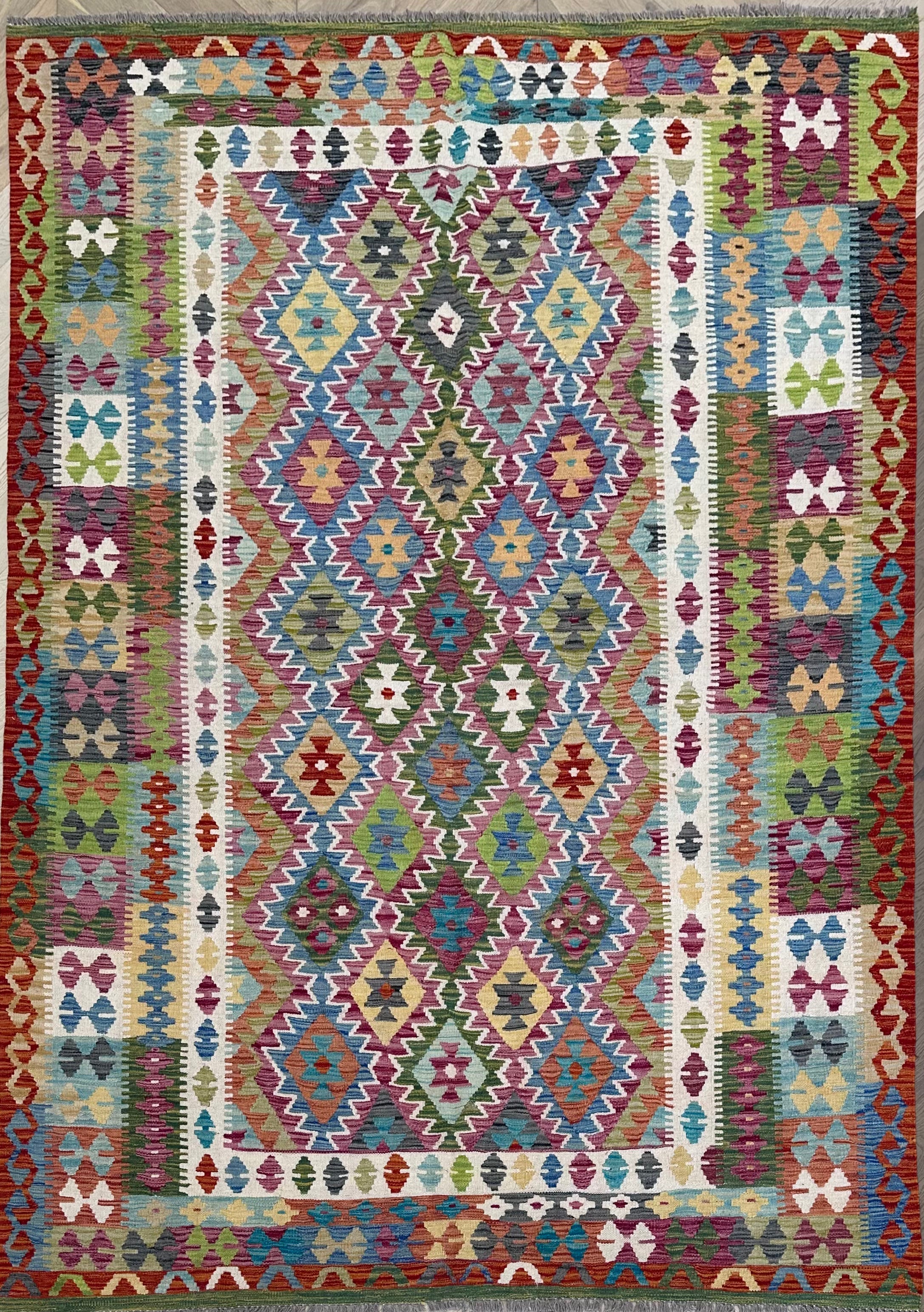 Chobi Afghan Handmade — 2.90 x 2.04