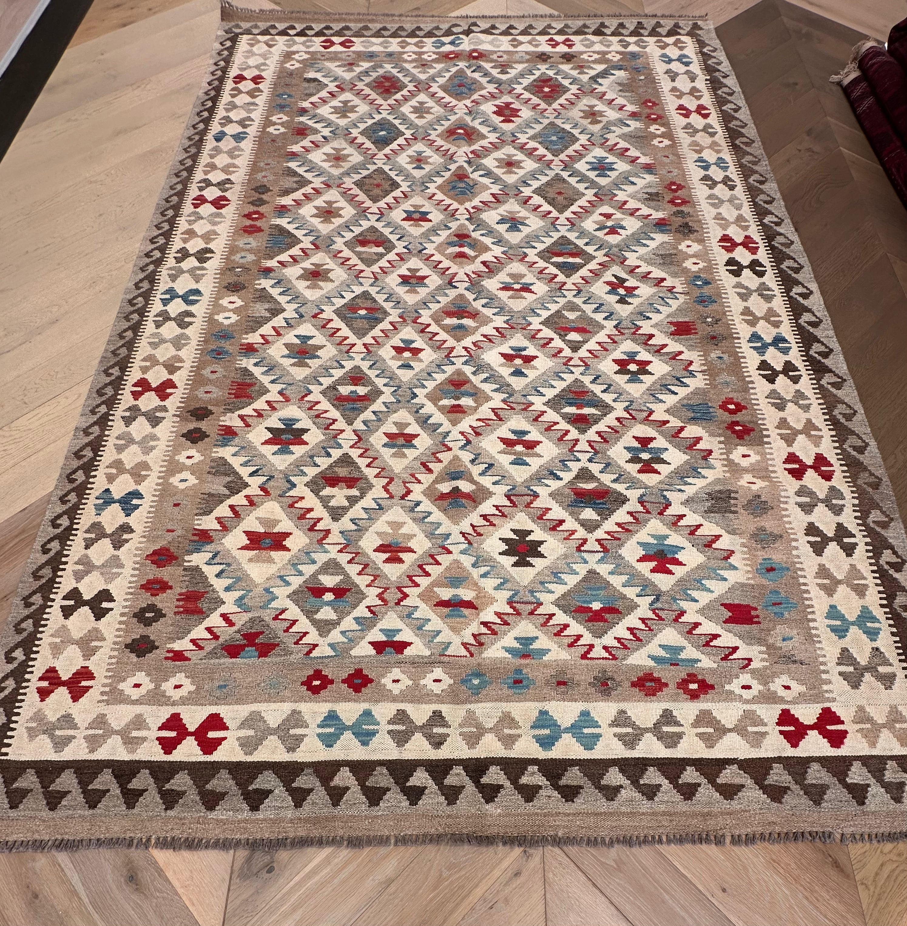 Chobi Afghan Handmade — 2.94 x 1.96