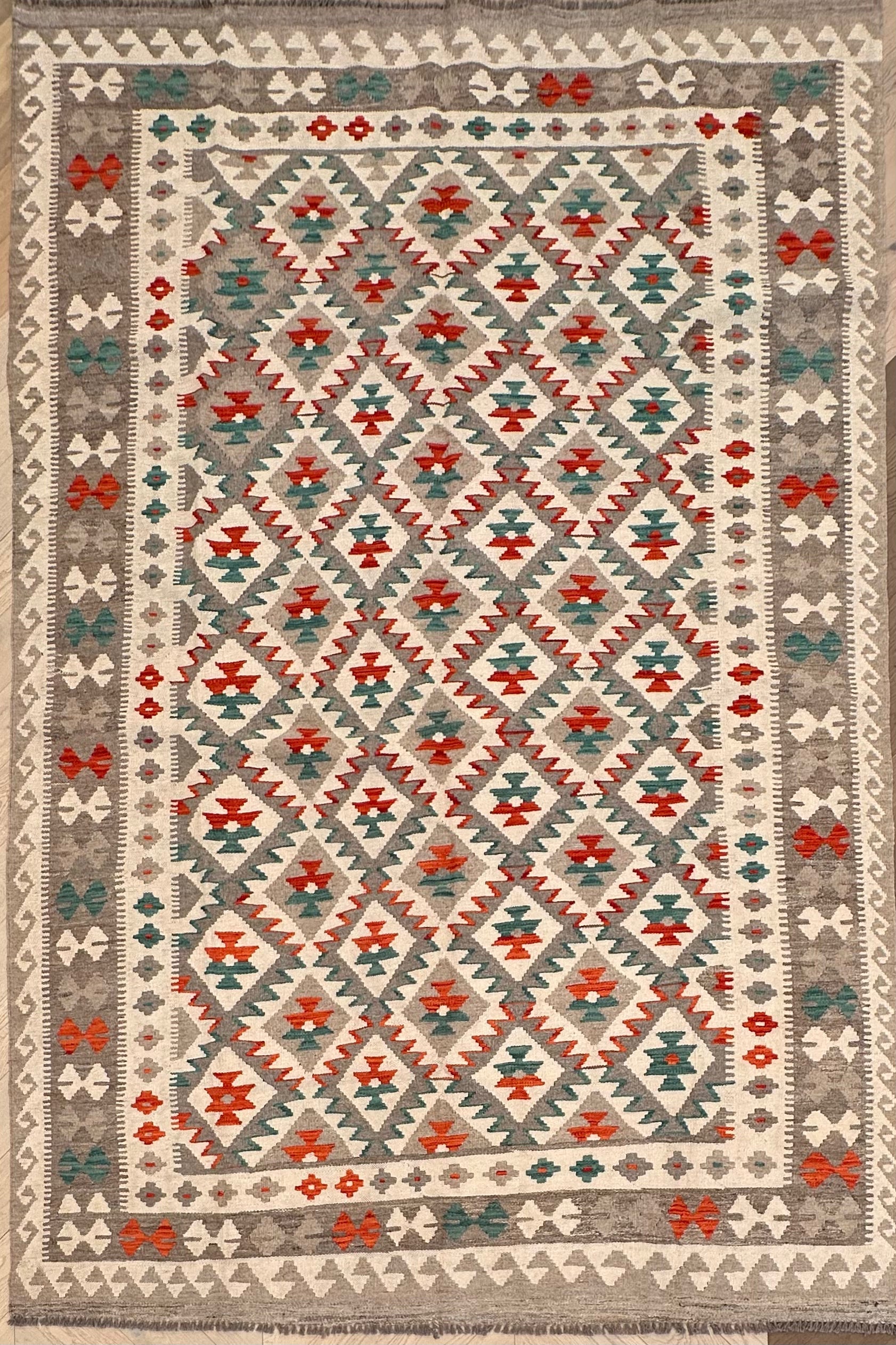 Chobi Afghan Handmade — 3.02 x 2.00