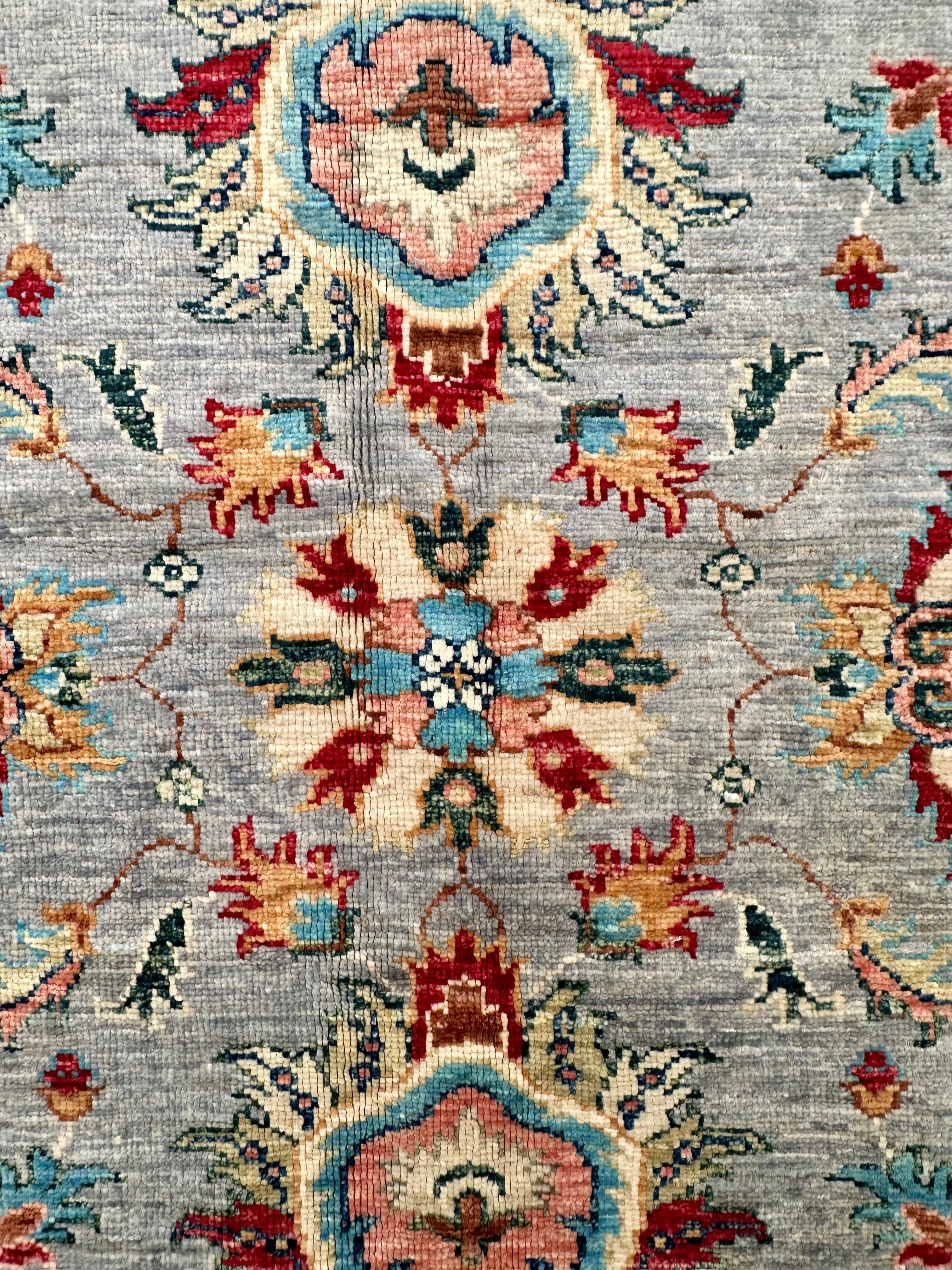 Chobi Afghan Handmade — 2.42 x 2.04