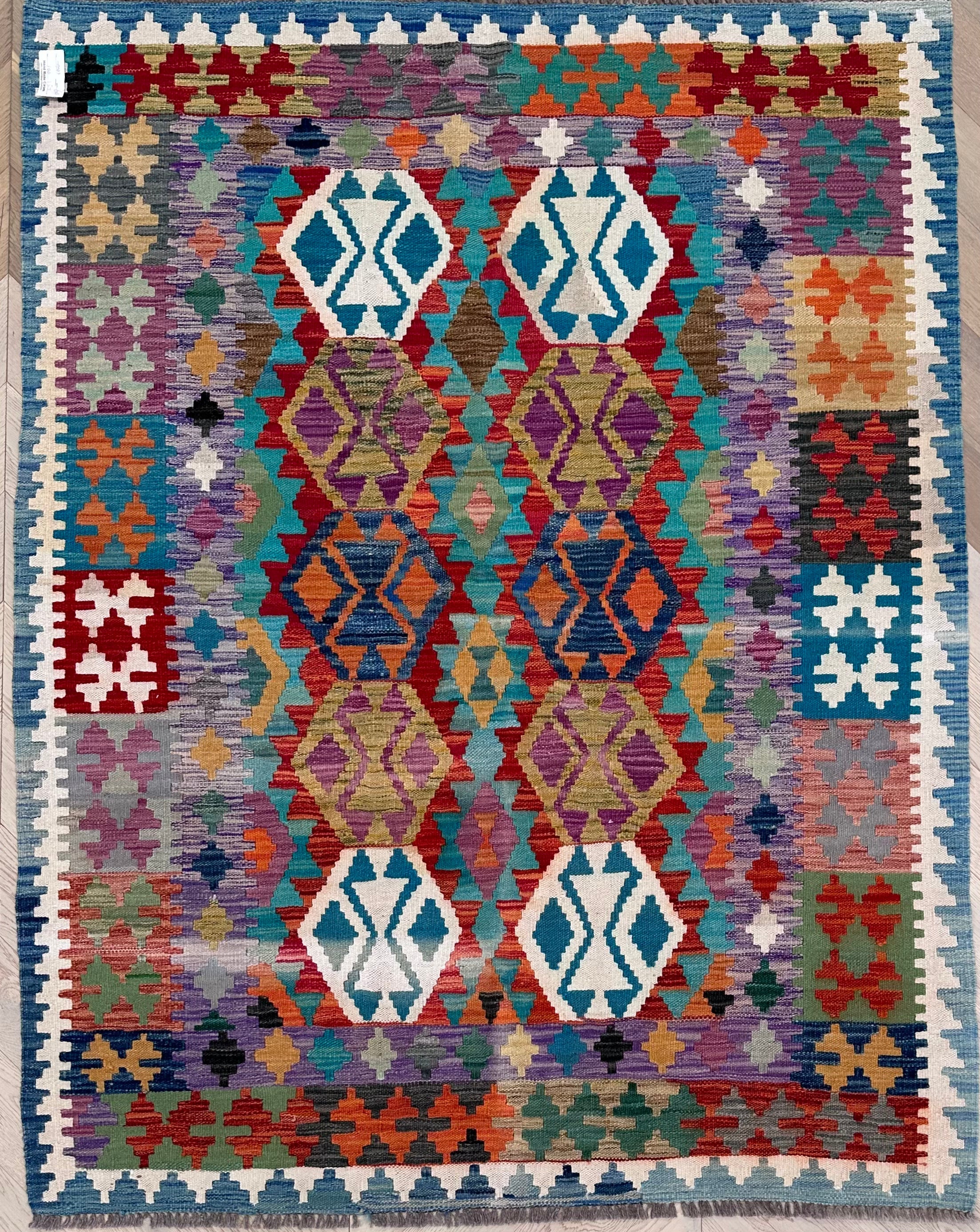 Chobi Afghan Handmade — 1.96 x 1.50