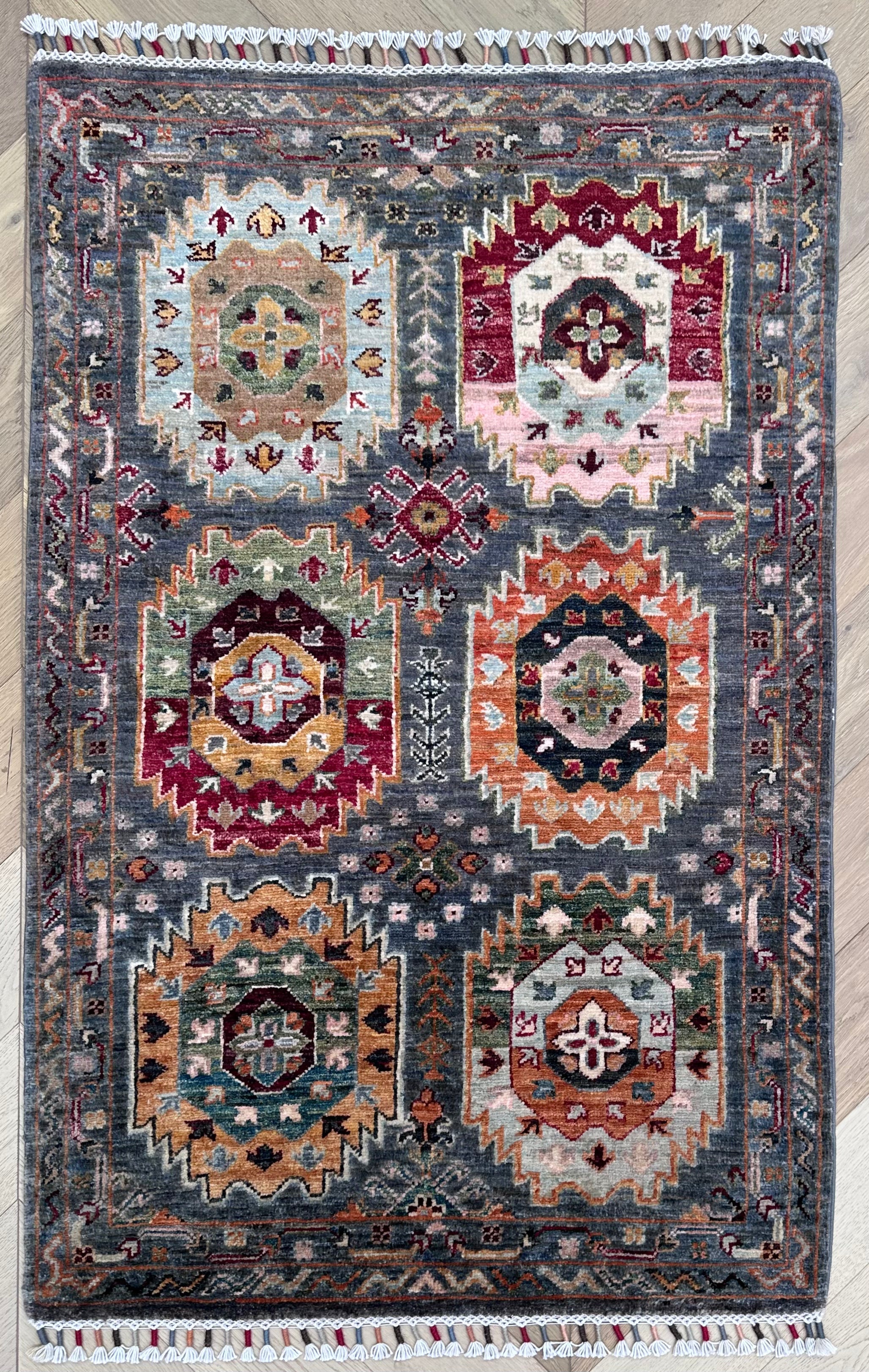 Grey Afghan Handmade