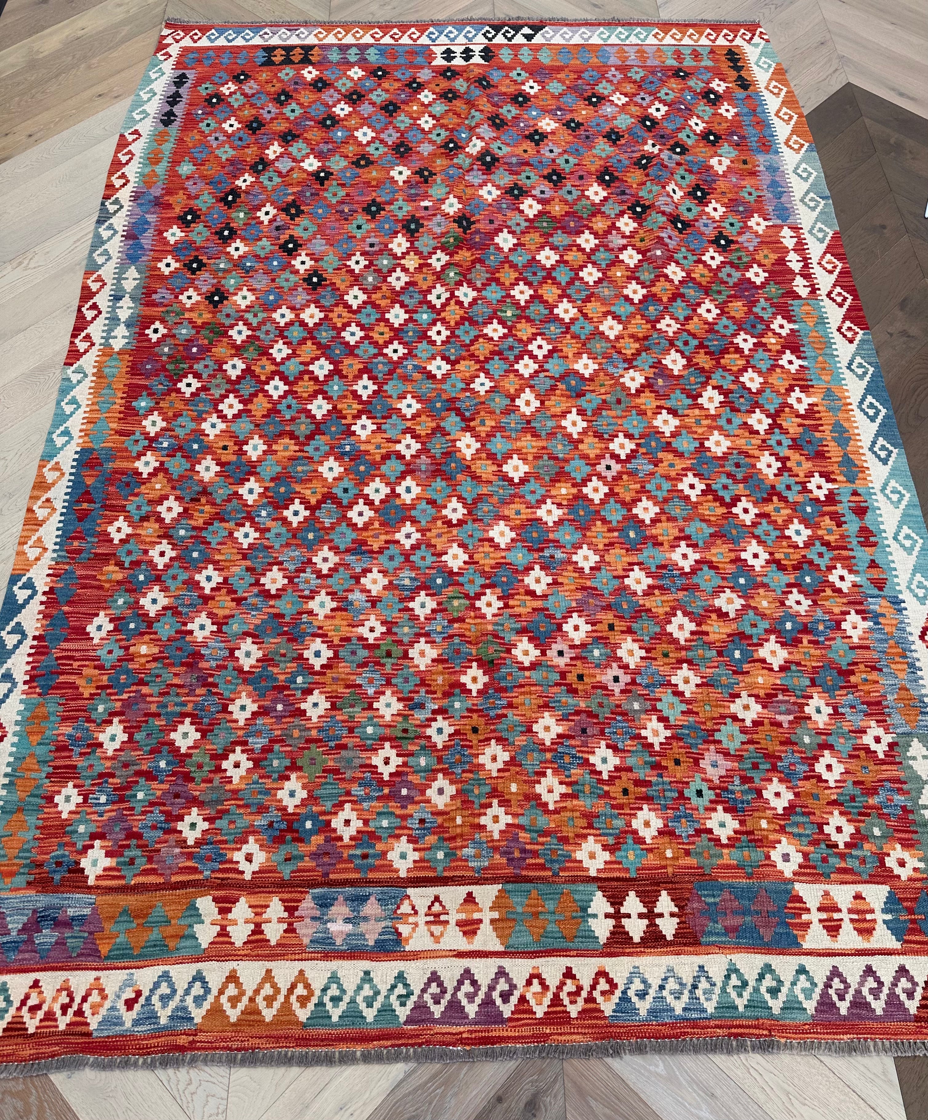 Chobi Afghan Handmade — 3.02 x 2.08