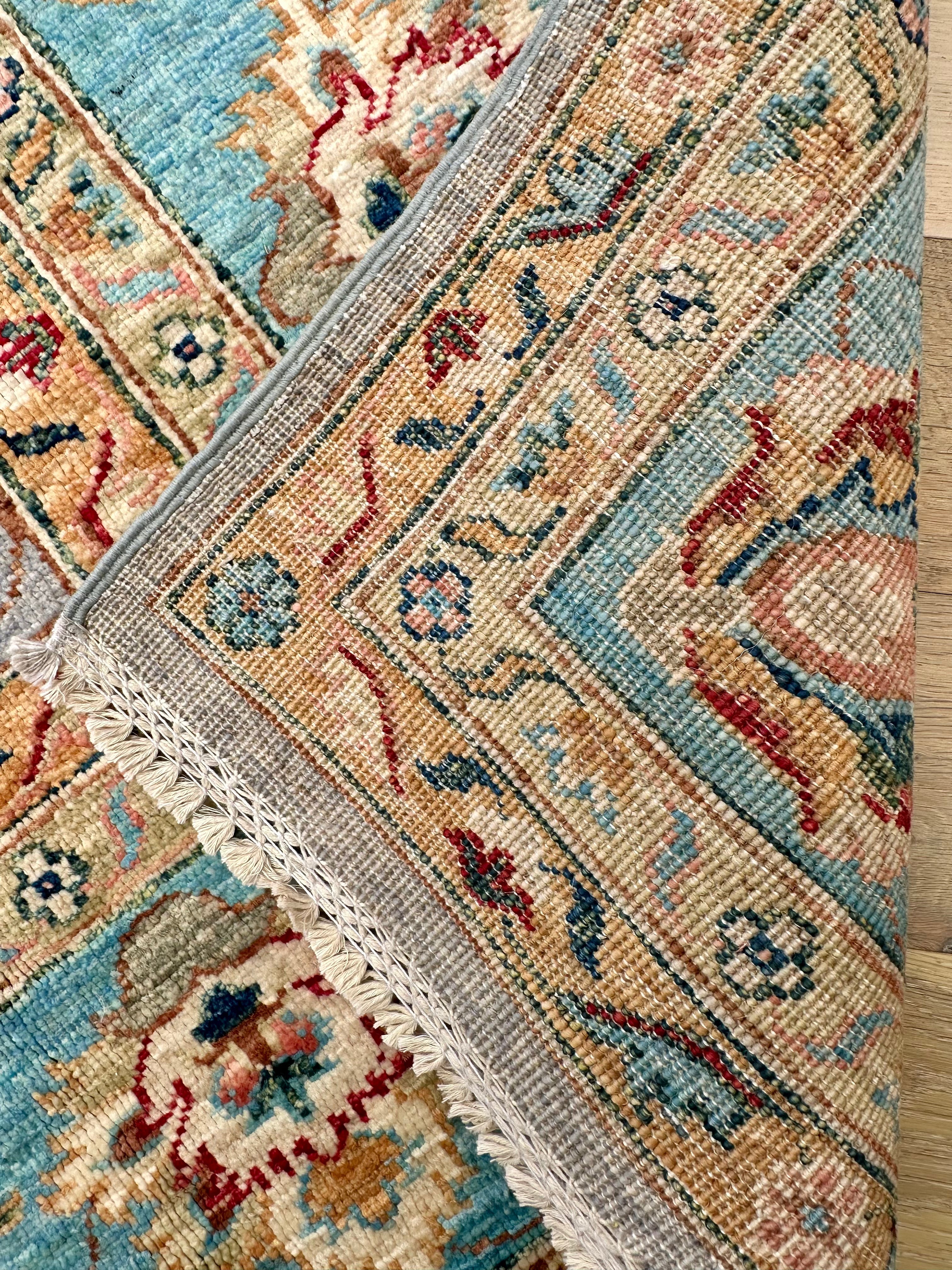 Chobi Afghan Handmade — 2.42 x 2.04