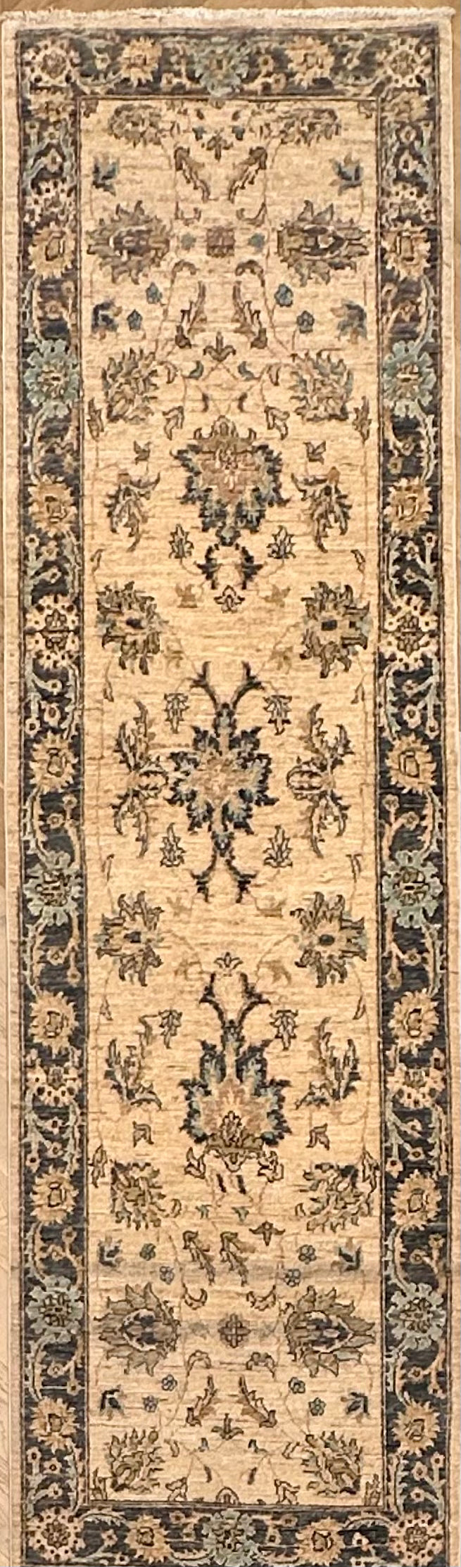 Chobi Afghan Handmade — 2.86 x 0.81