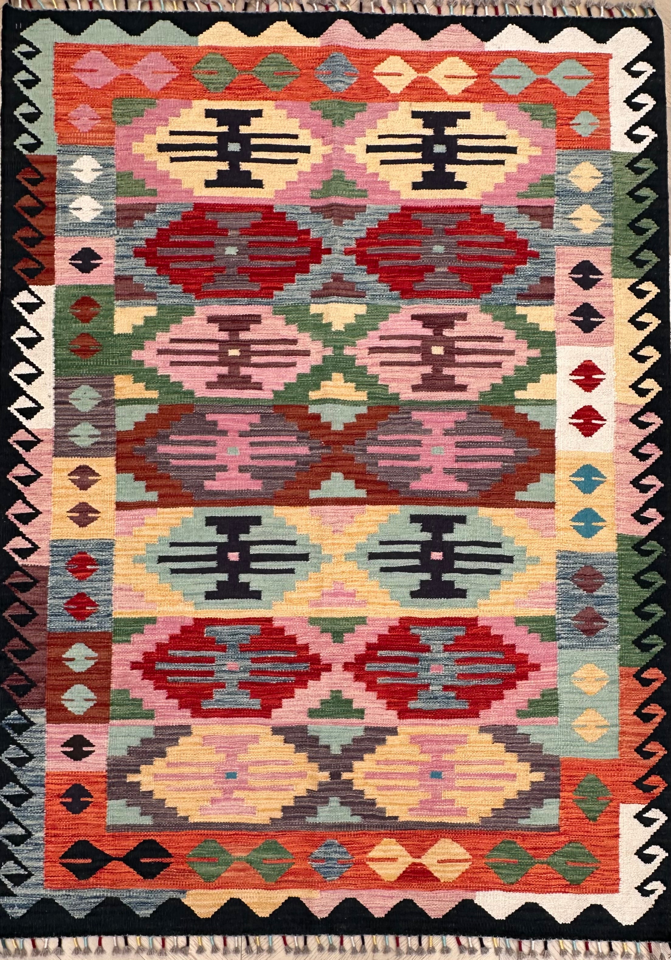 Chobi Afghan Handmade — 2.03 x 1.47