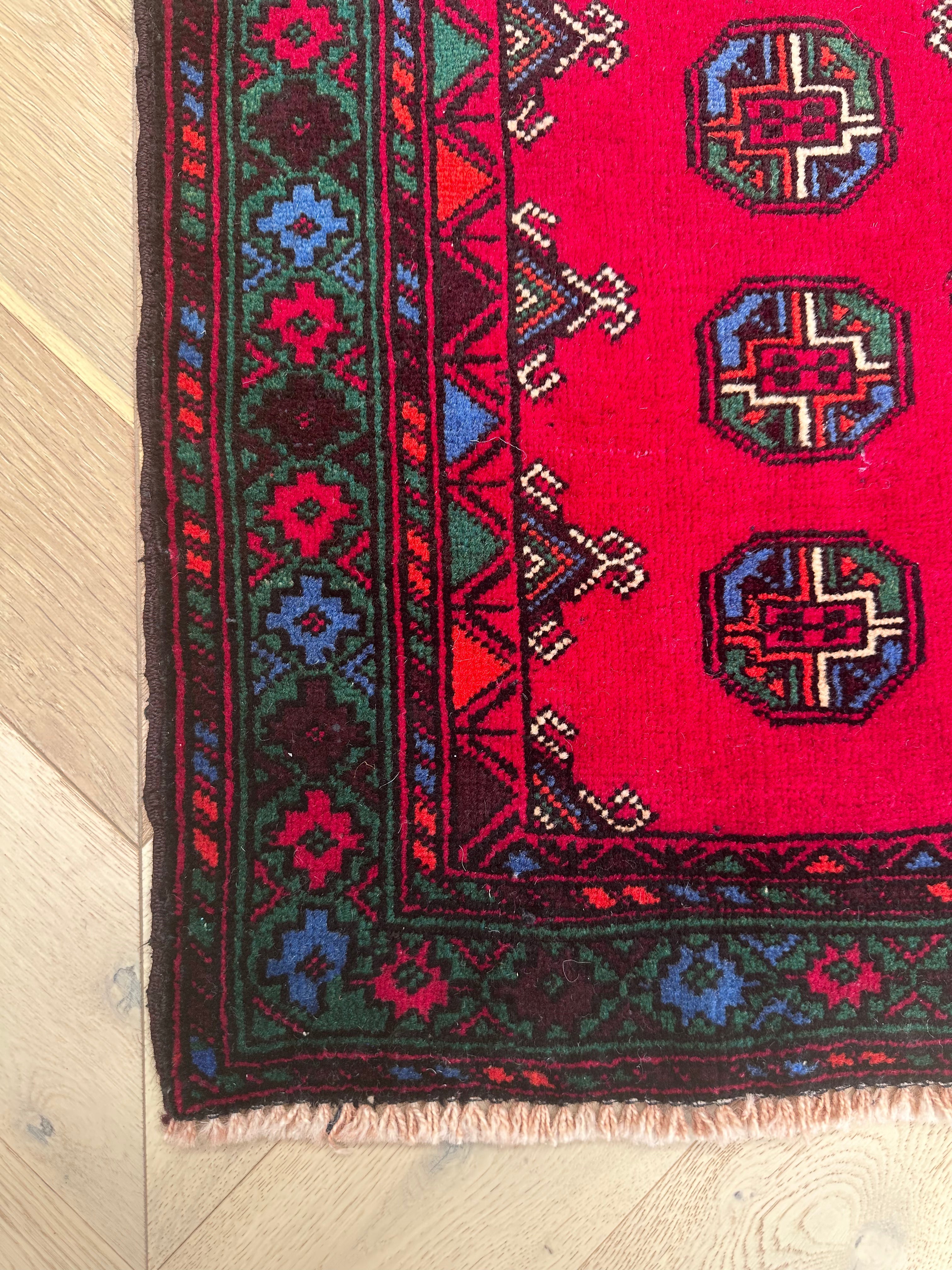 Red Afghan Handmade