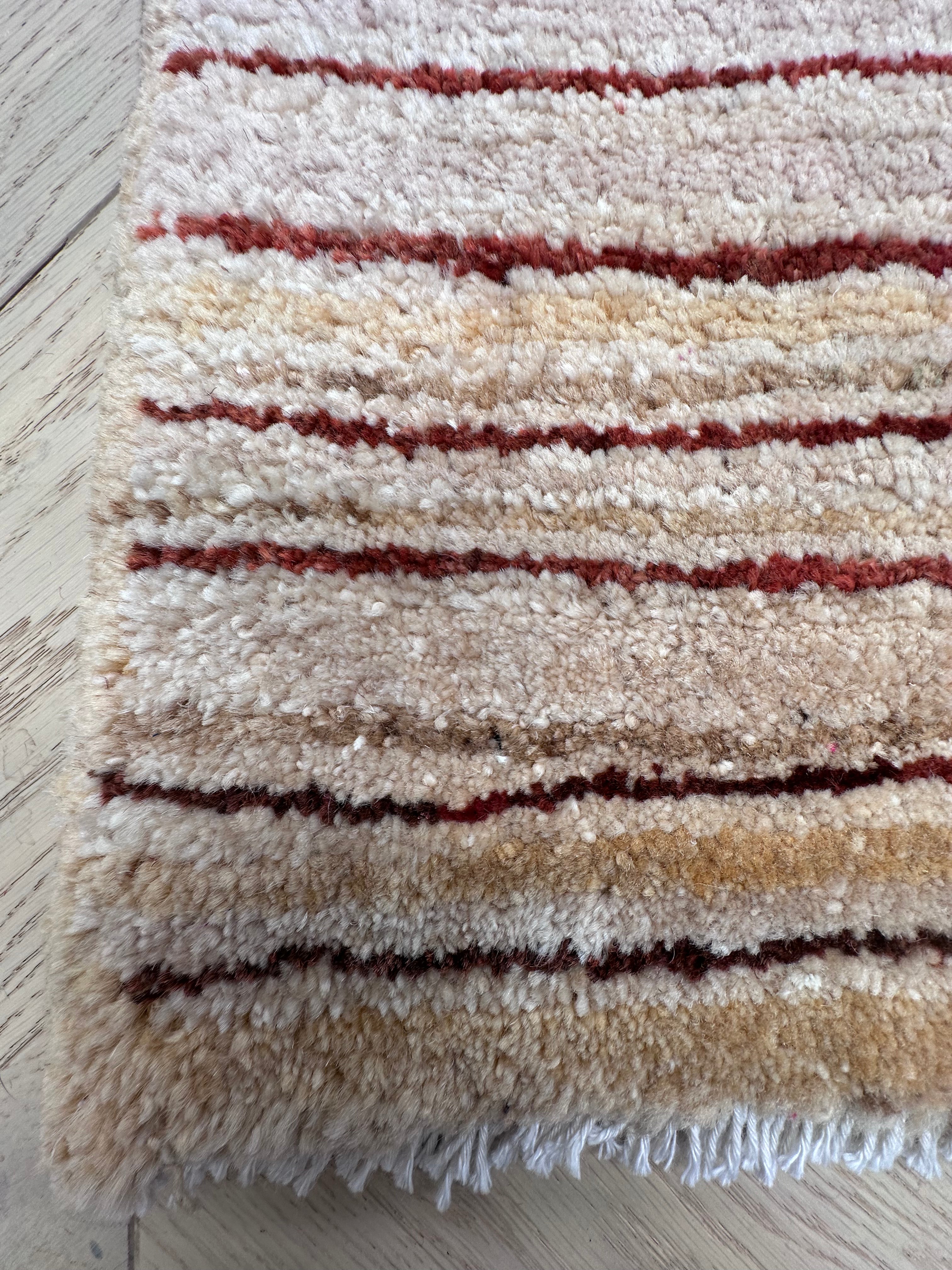 Beige Afghan Handmade
