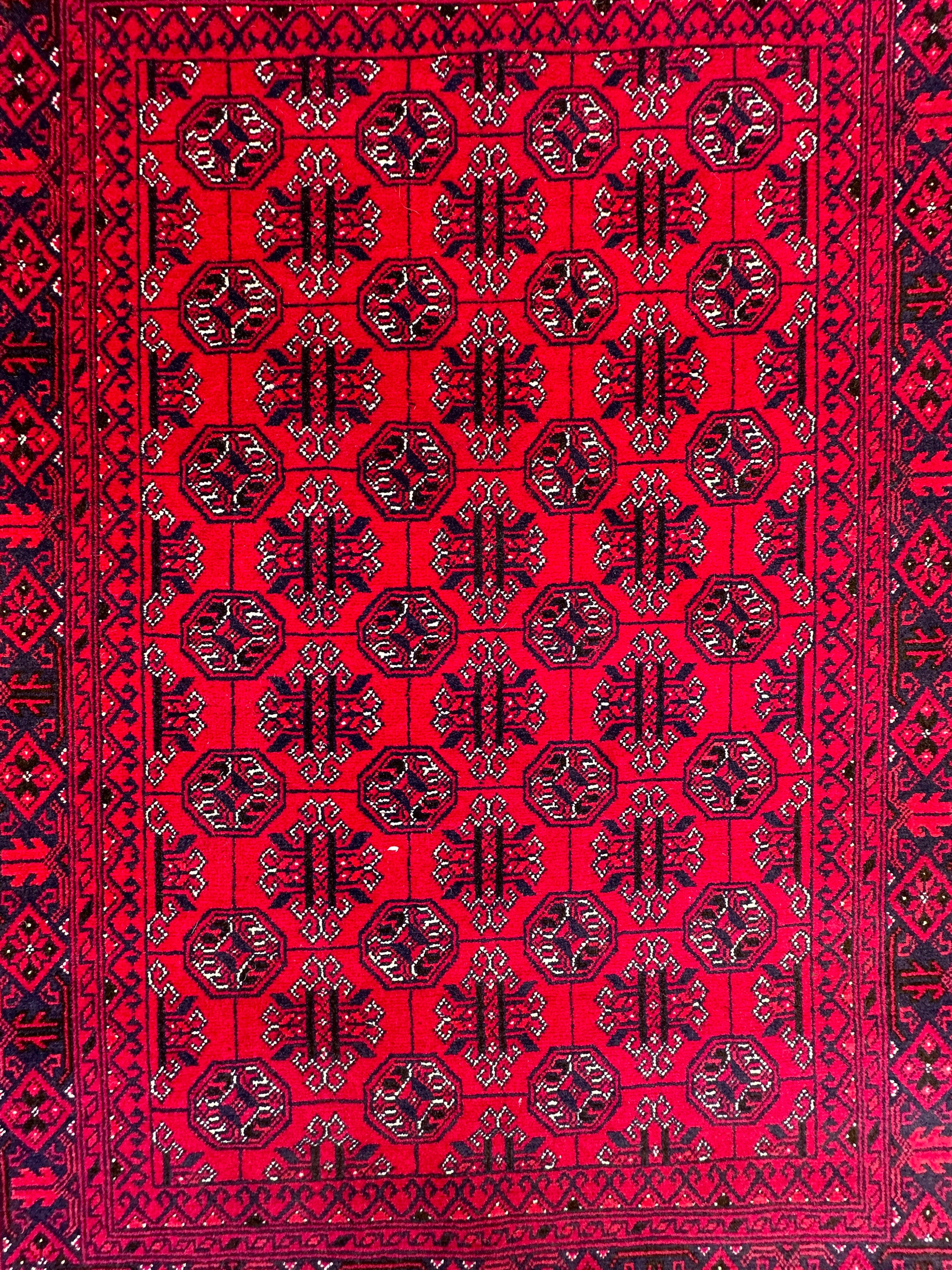 Red Afghan Handmade