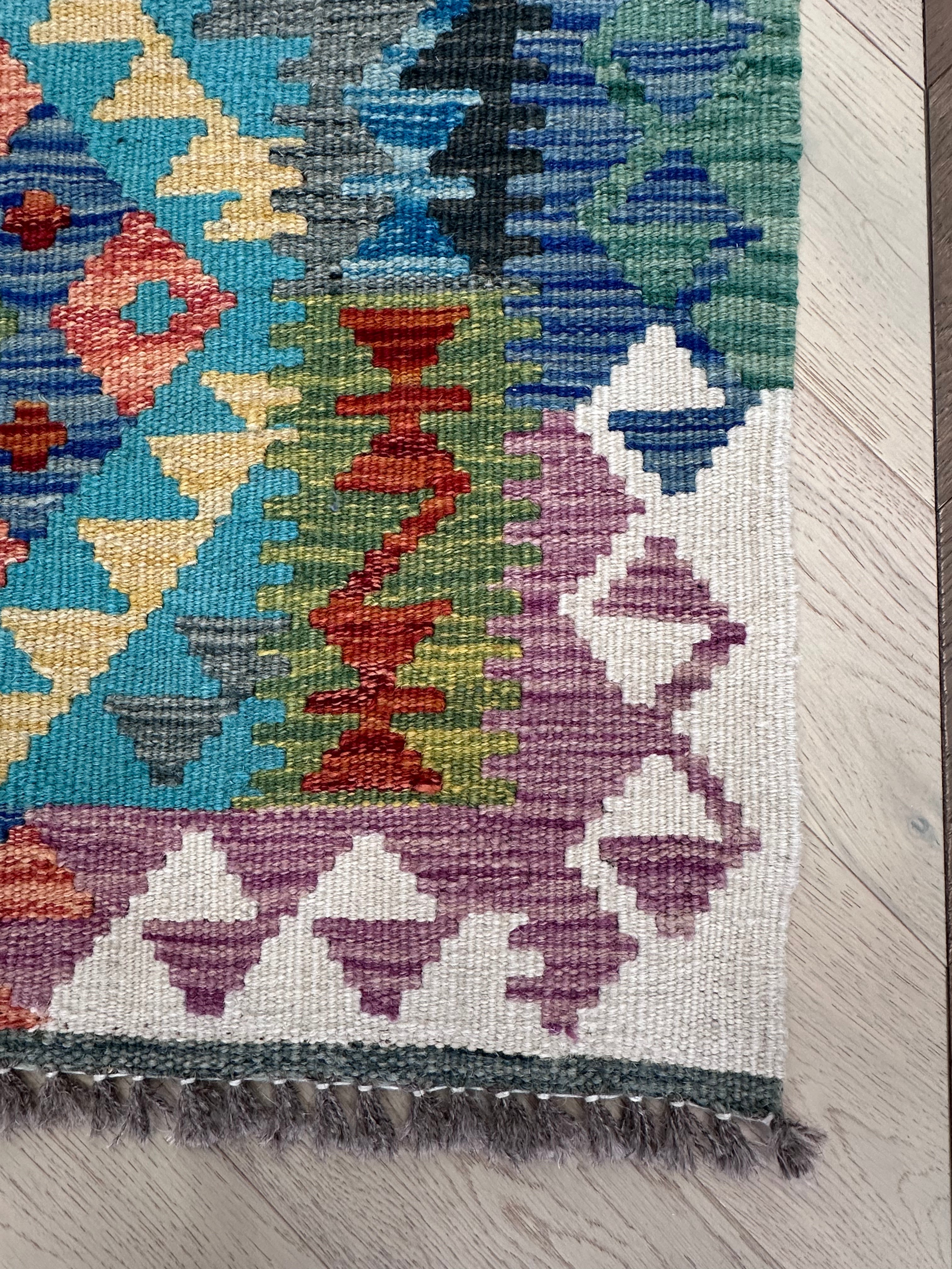 Chobi Afghan Handmade — 2.03 x 1.32