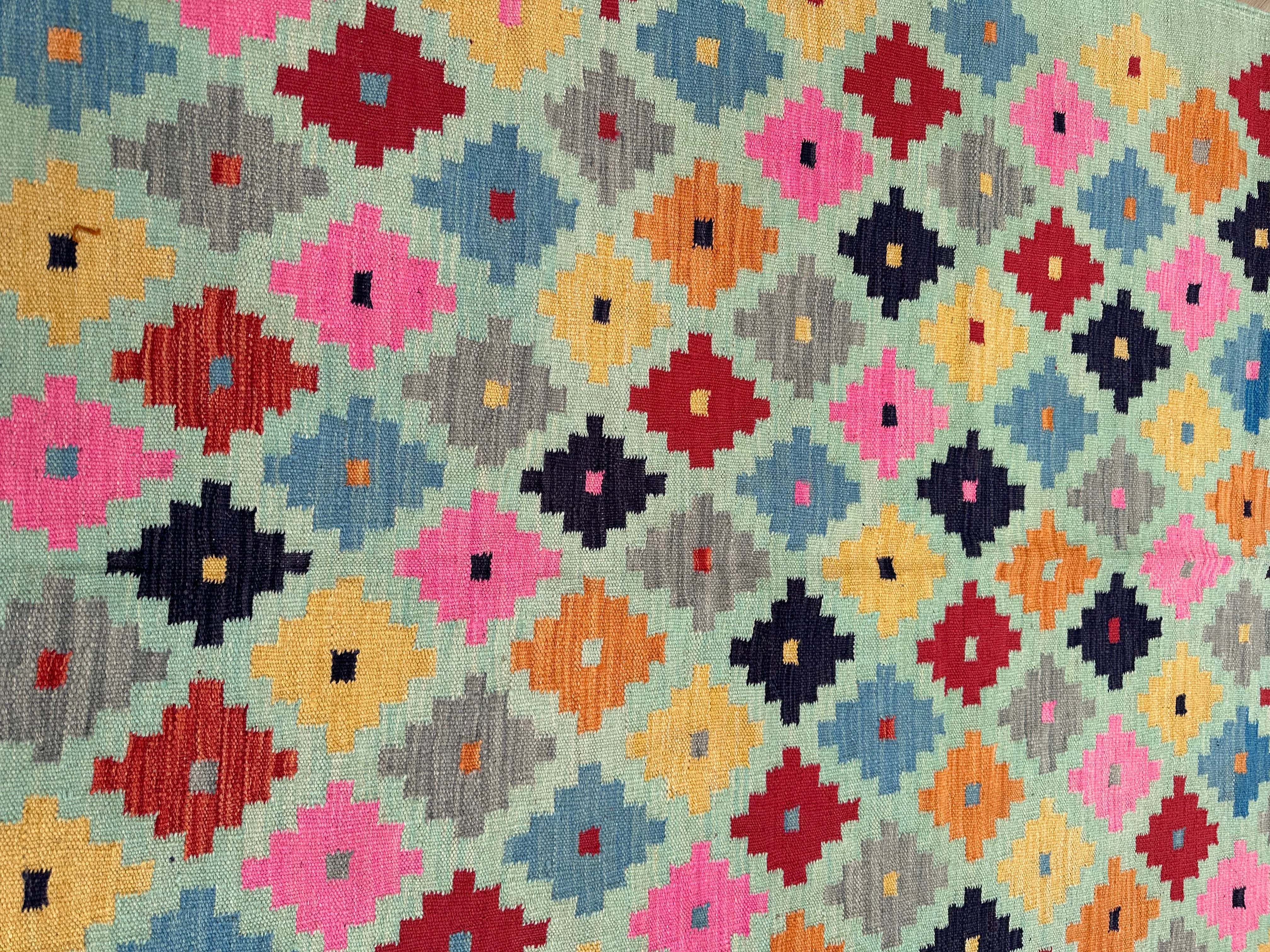 Chobi Afghan Handmade — 2.00 x 1.47