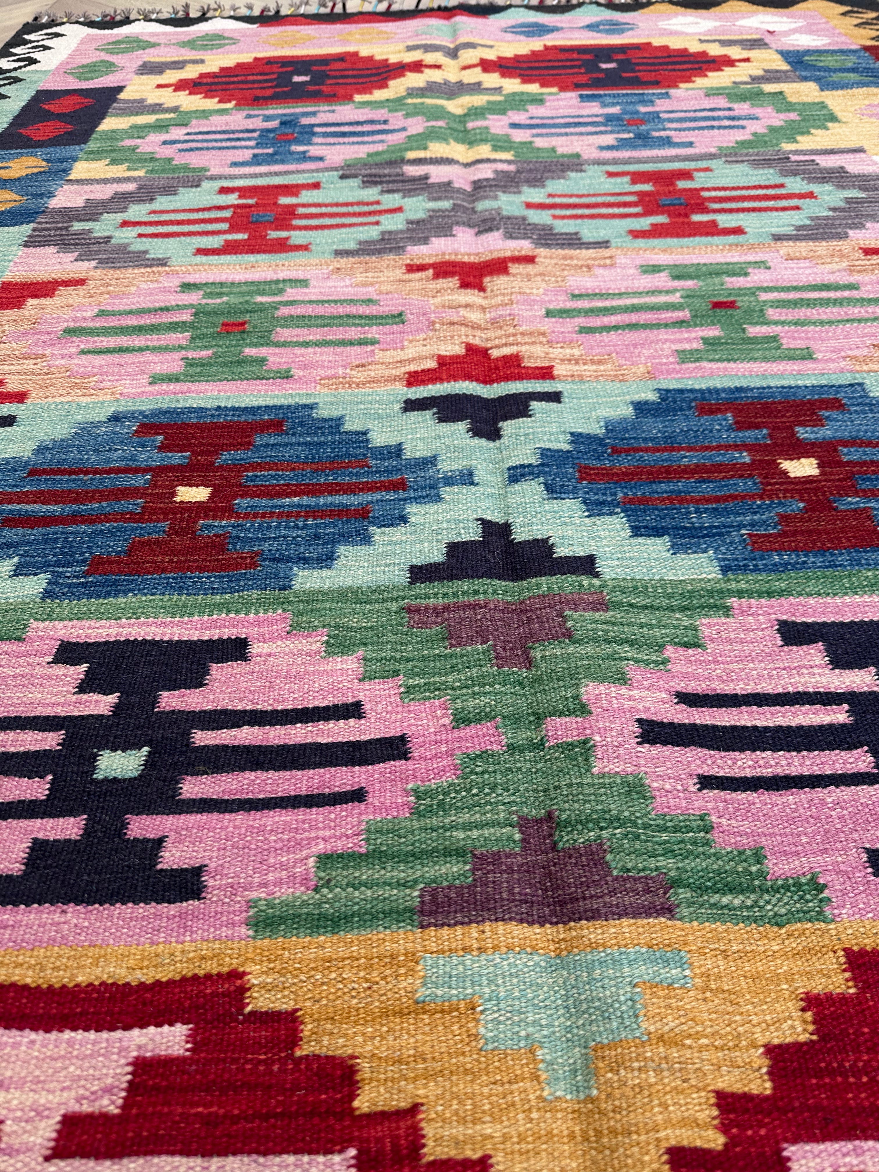 Chobi Afghan Handmade — 2.01 x 1.47