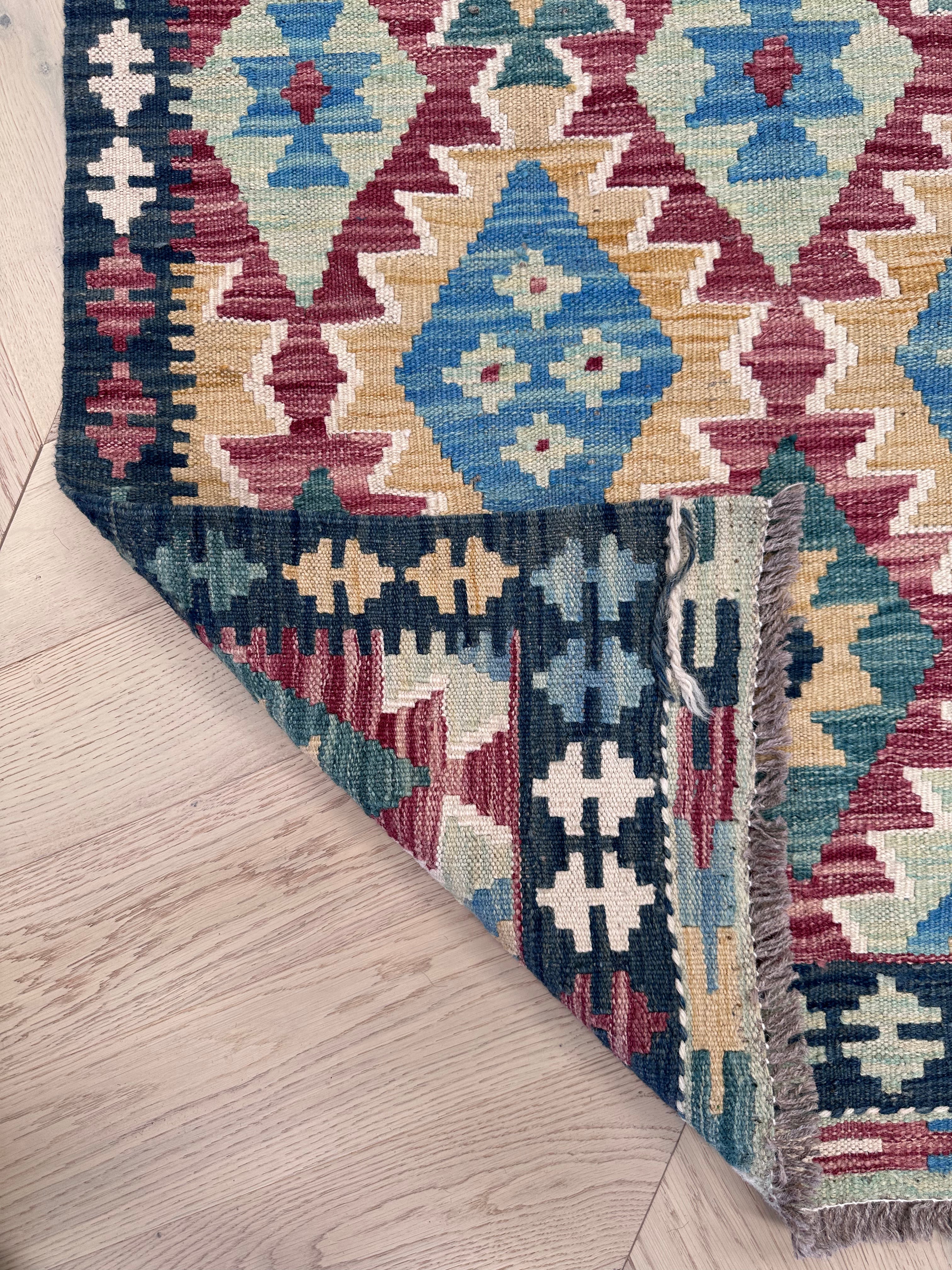 Chobi Afghan Handmade — 2.06 x 1.52