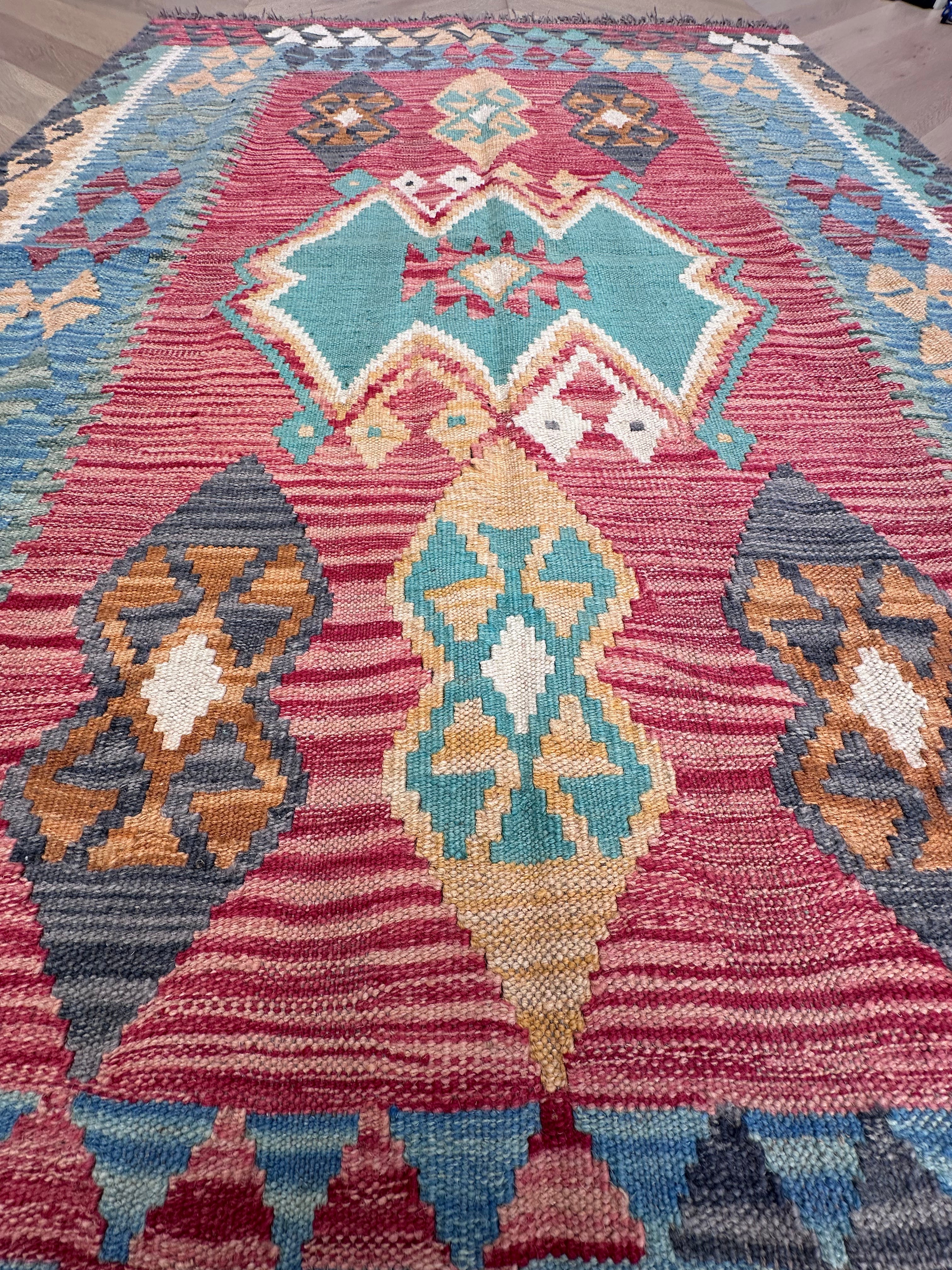 Chobi Afghan Handmade — 1.84 x 1.25
