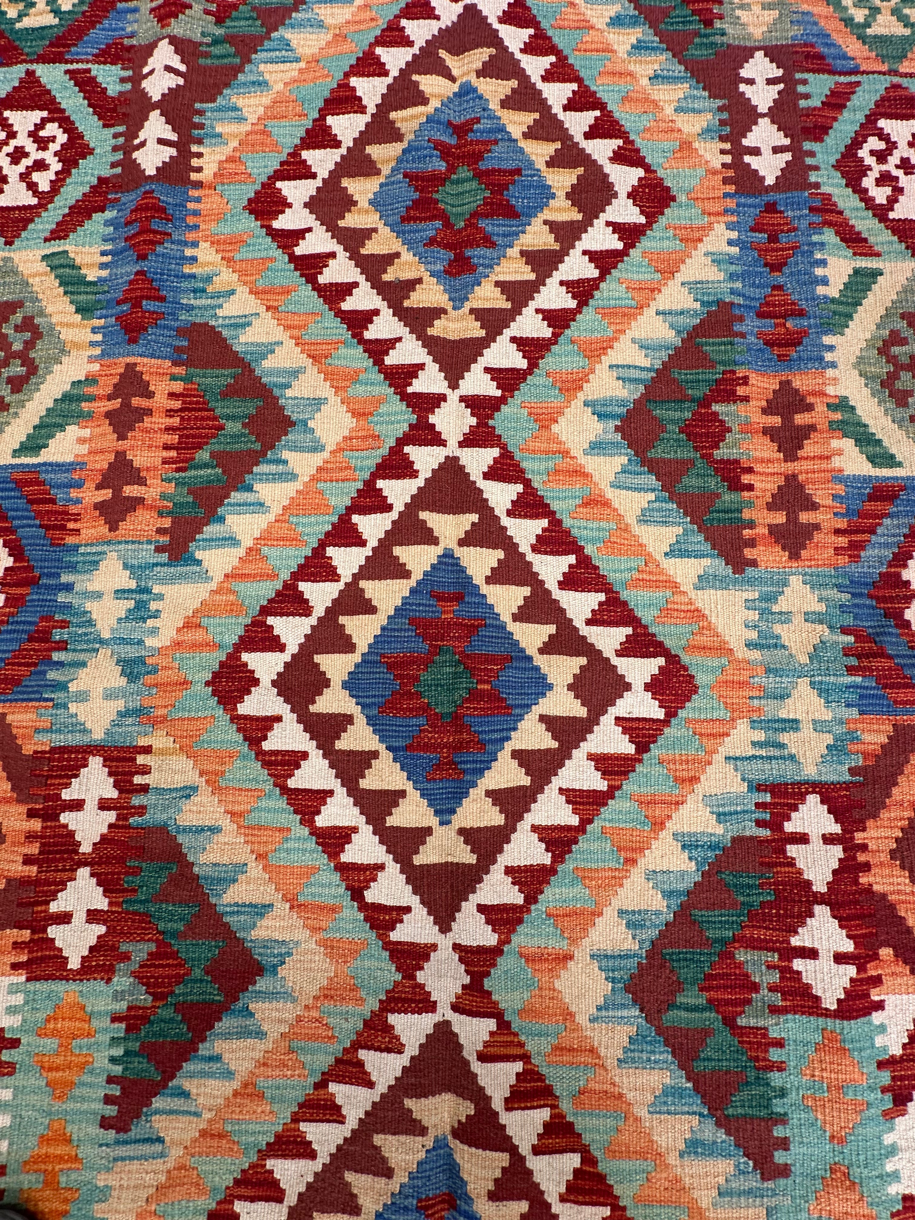 Chobi Afghan Handmade — 2.04 x 1.35