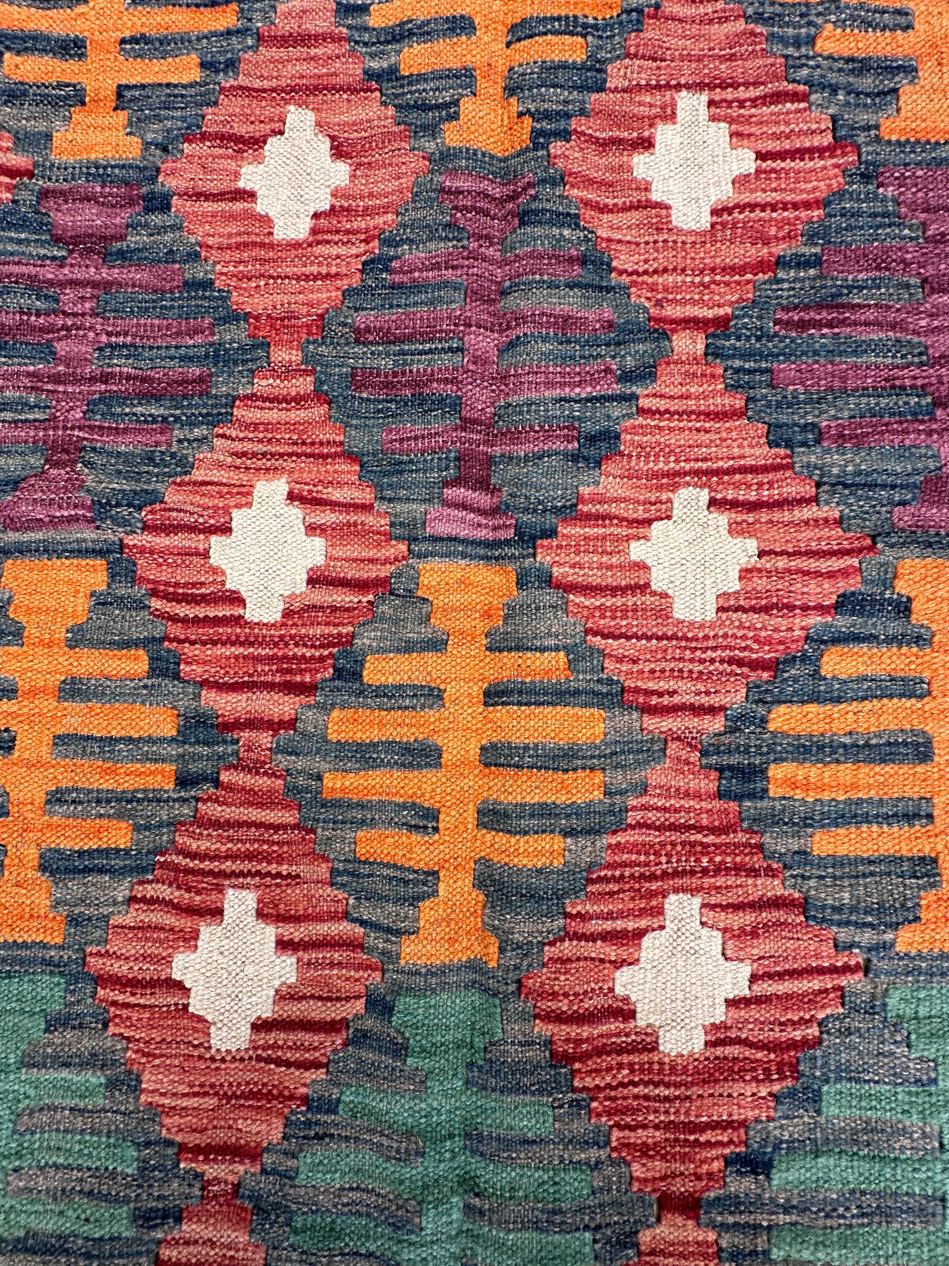 Chobi Afghan Handmade — 1.96 x 1.55