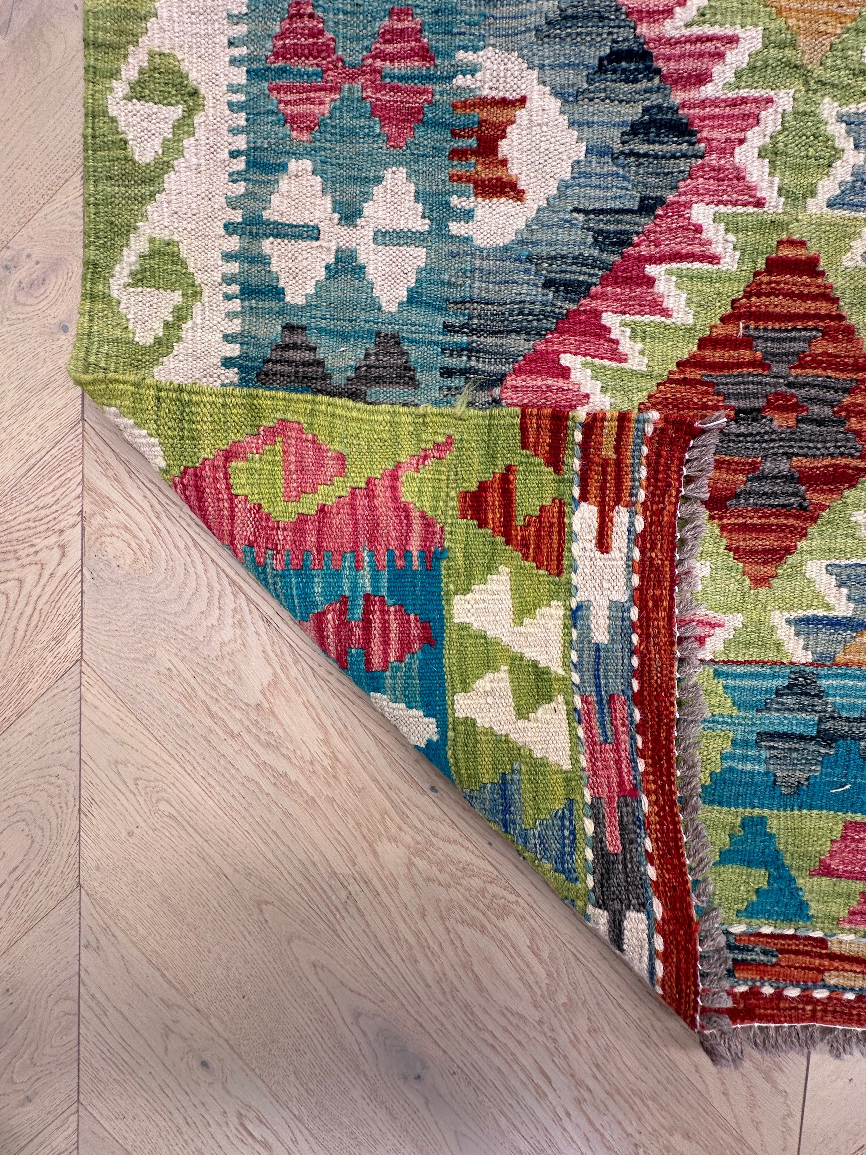 Chobi Afghan Handmade — 1.97 x 1.58