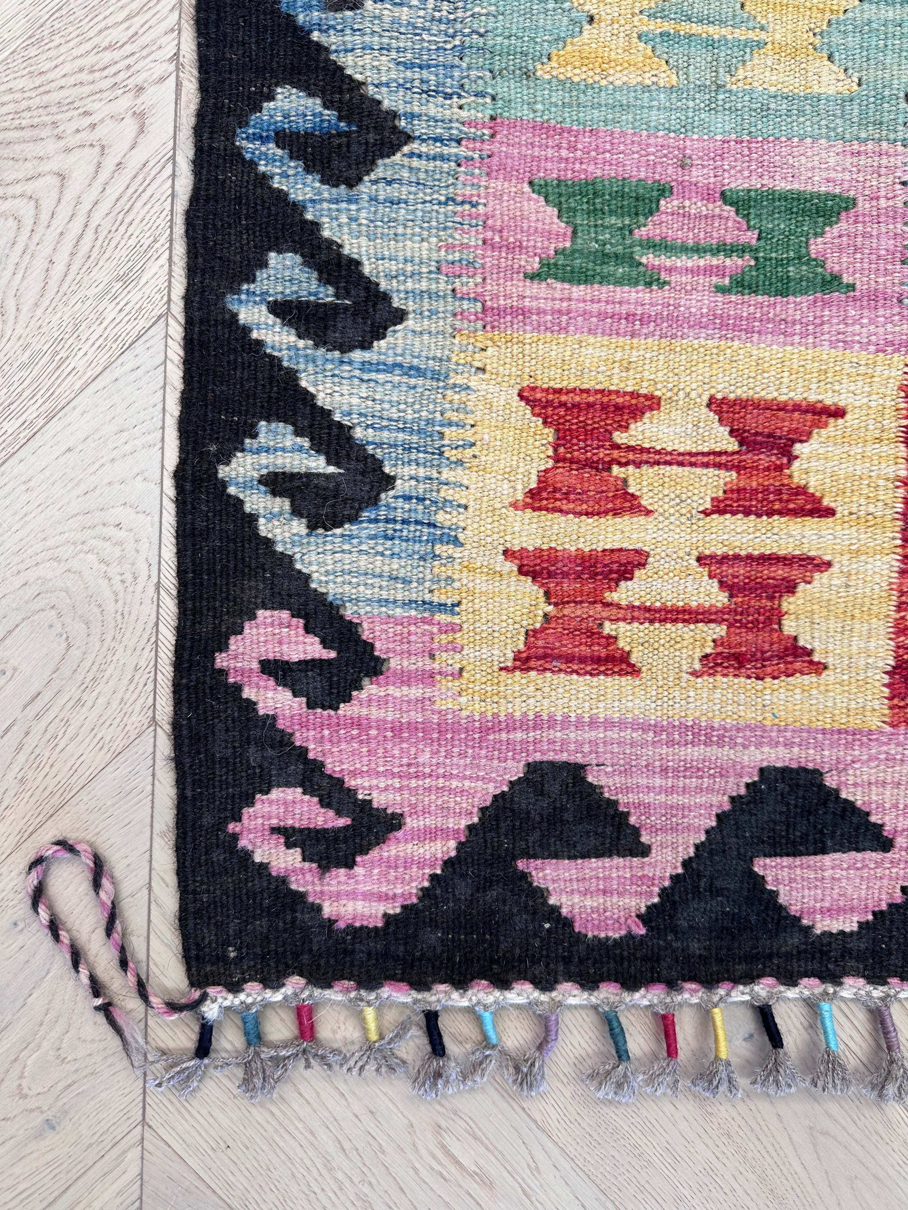 Chobi Afghan Handmade — 2.93 x 1.74