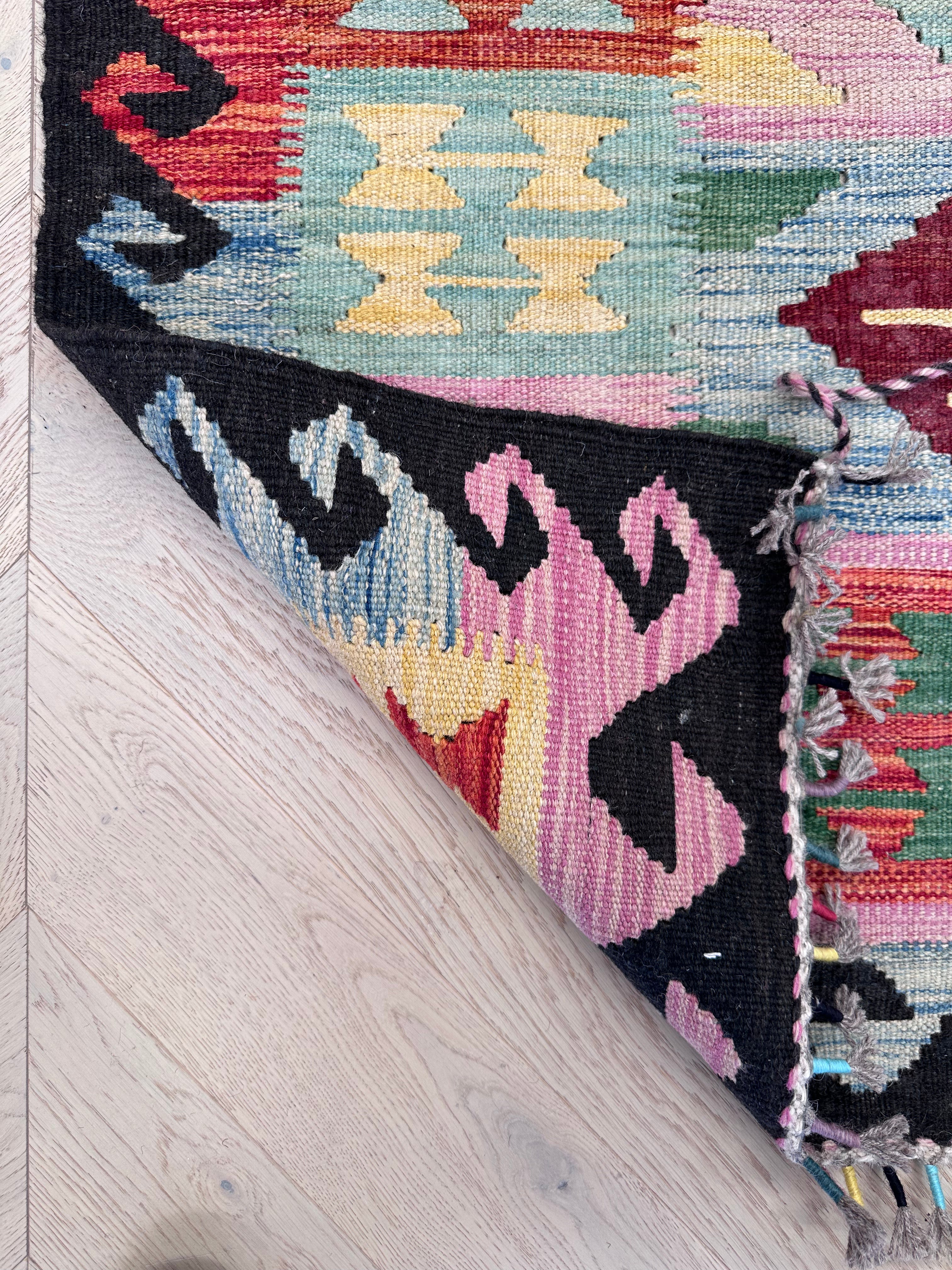 Chobi Afghan Handmade — 2.93 x 1.74