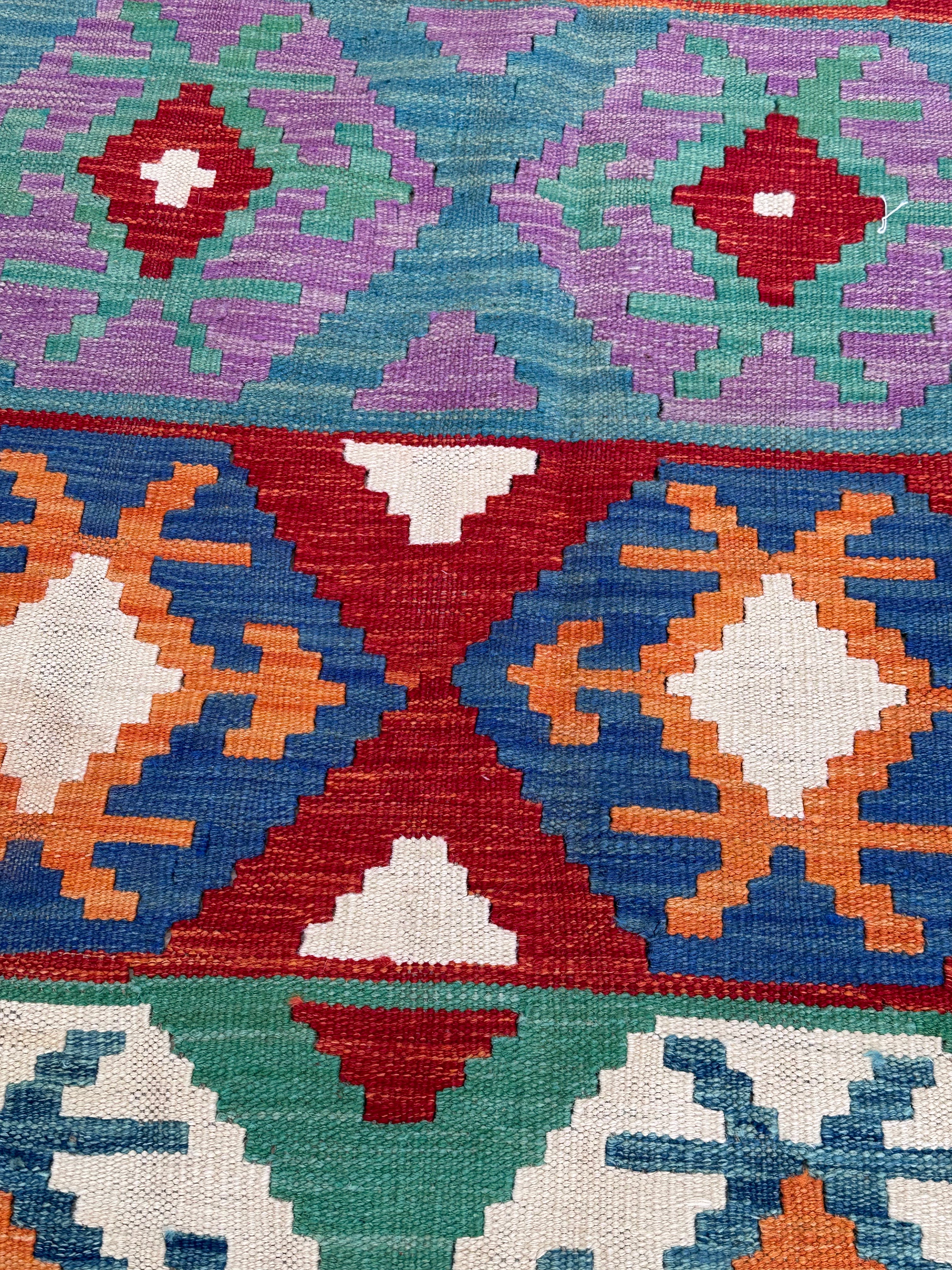 Chobi Afghan Handmade — 2.45 x 1.79