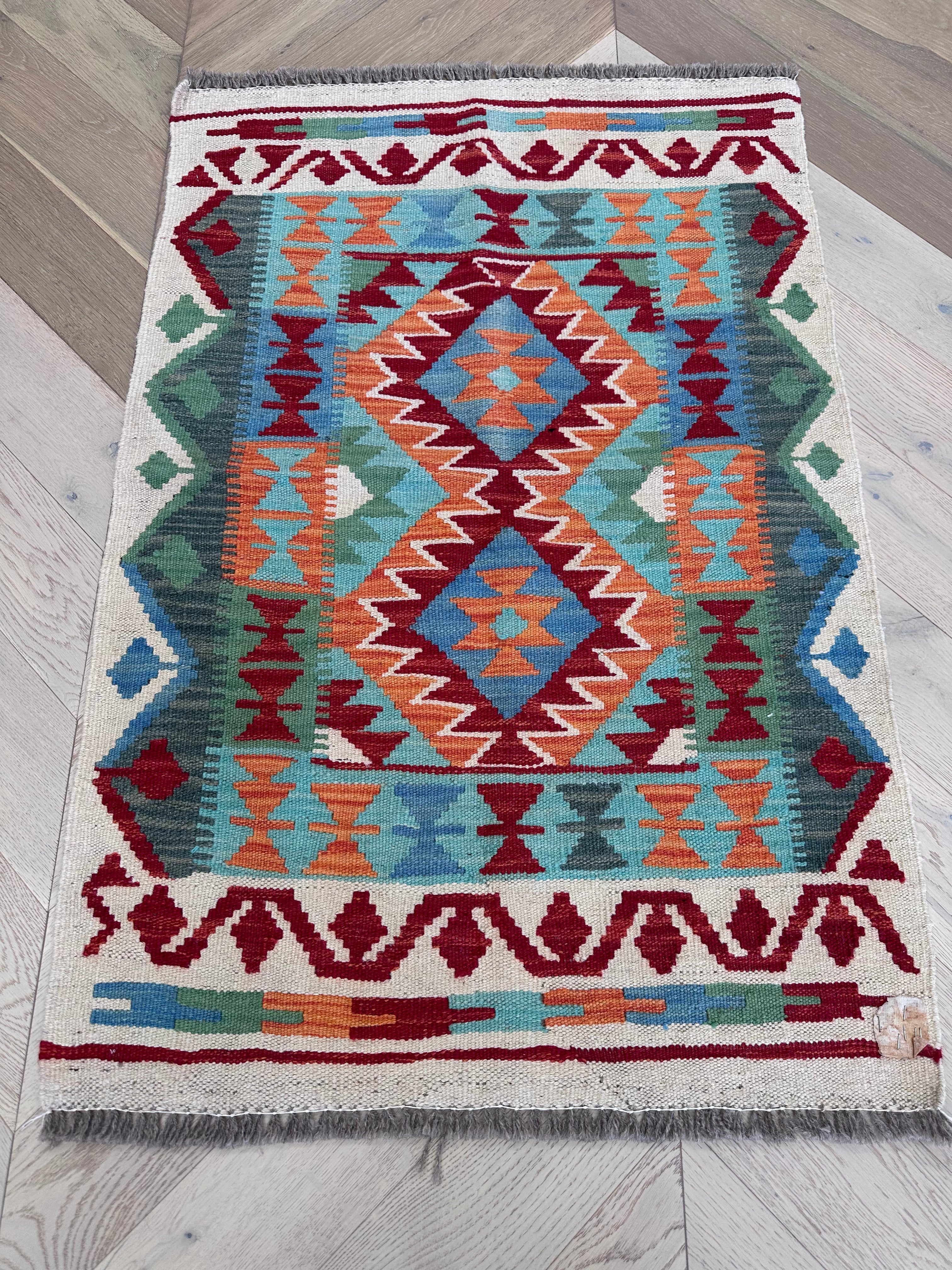 Chobi Afghan Handmade — 1.16 x 0.76