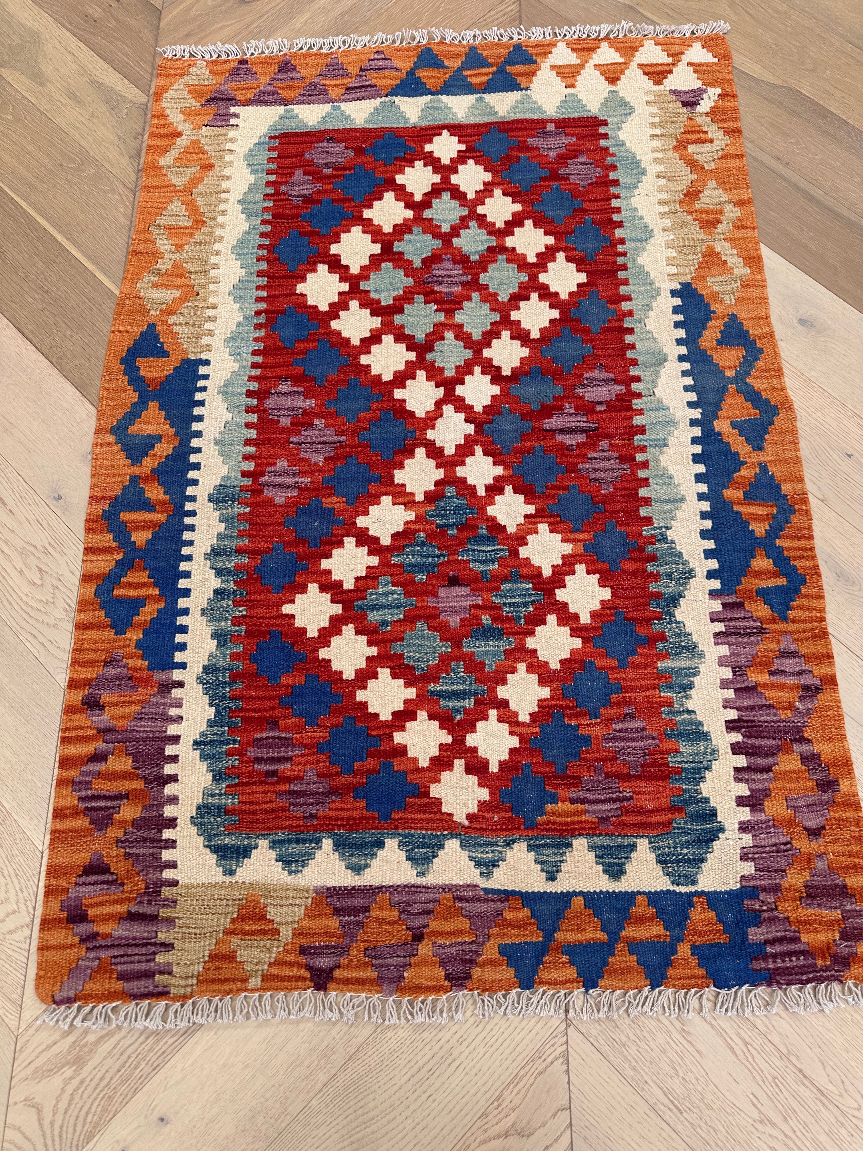 Chobi Afghan Handmade — 1.30 x 0.87