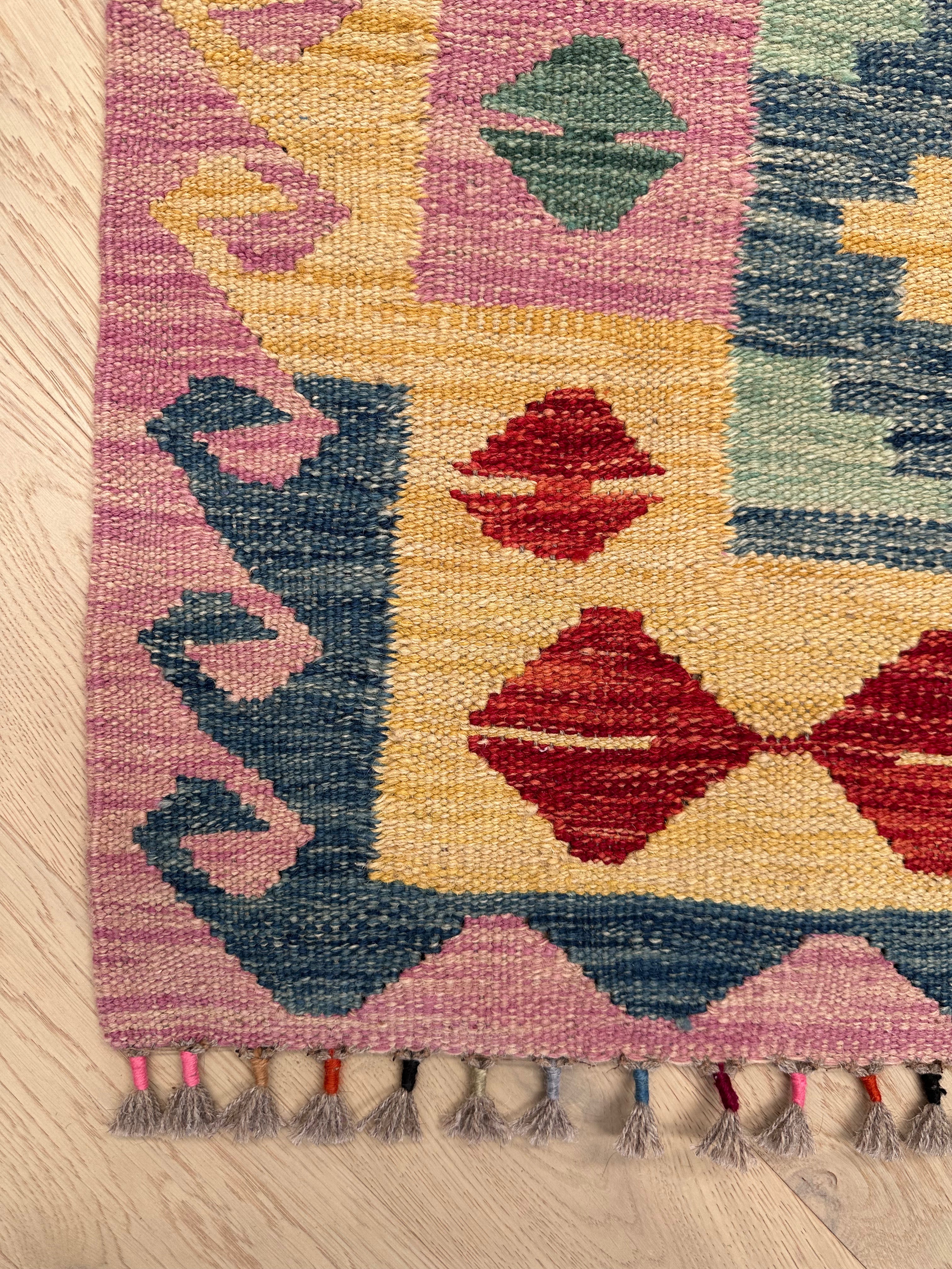 Chobi Afghan Handmade — 2.02 x 1.45
