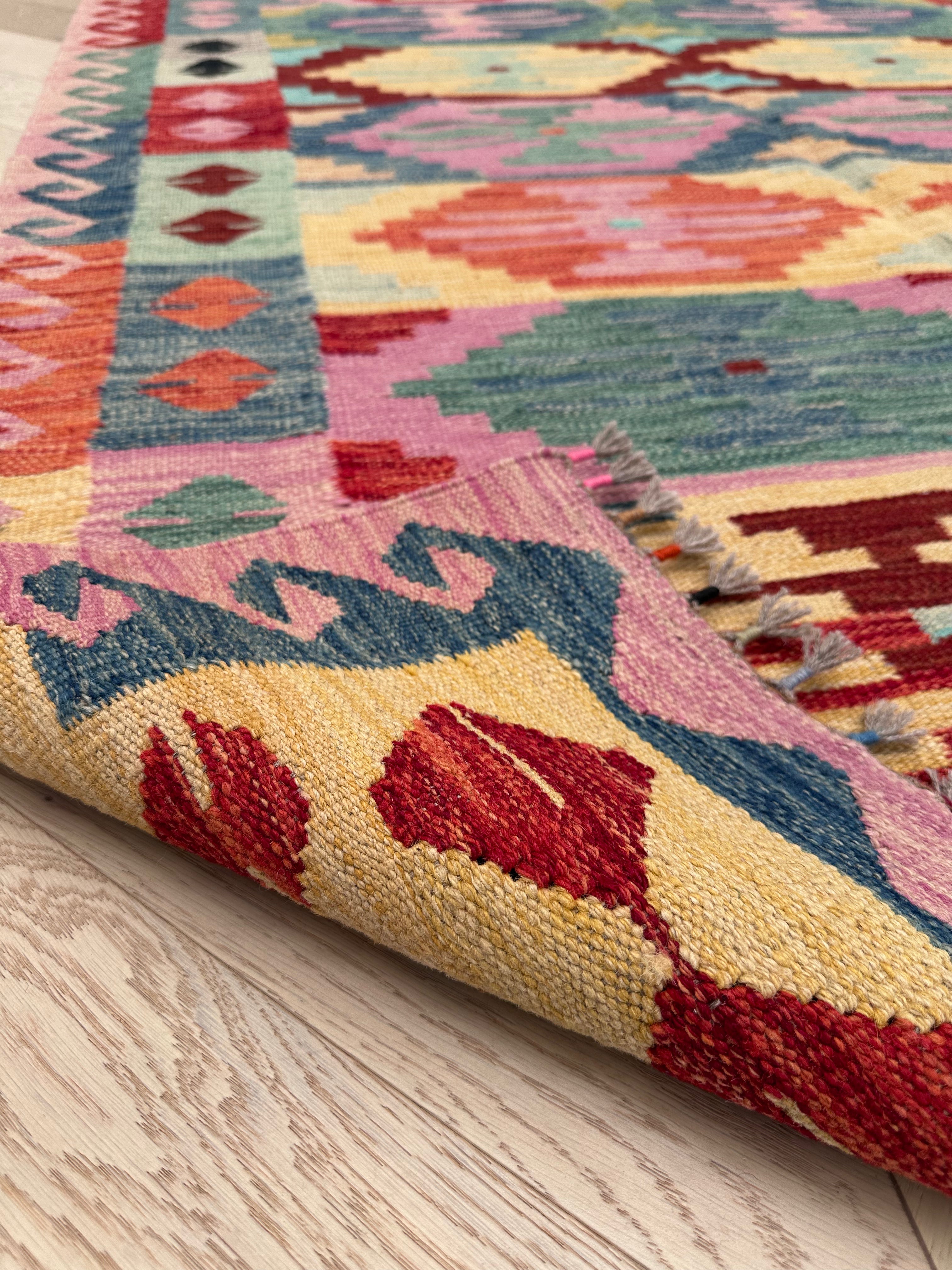Chobi Afghan Handmade — 2.02 x 1.45