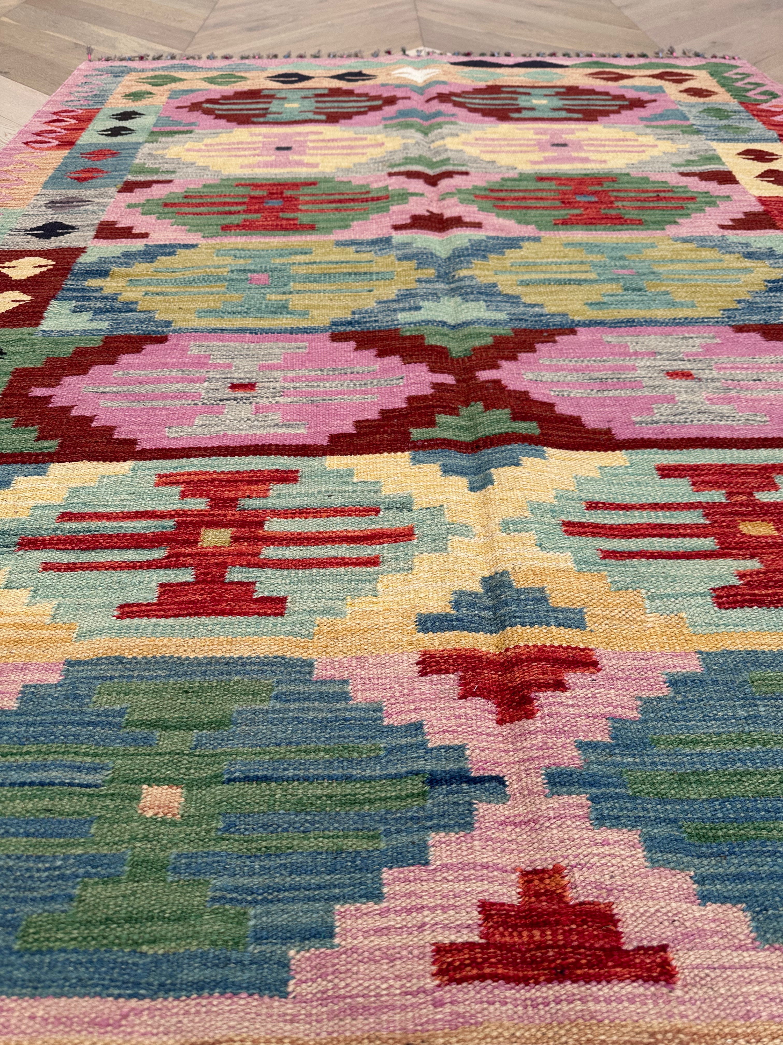 Chobi Afghan Handmade — 2.03 x 1.45