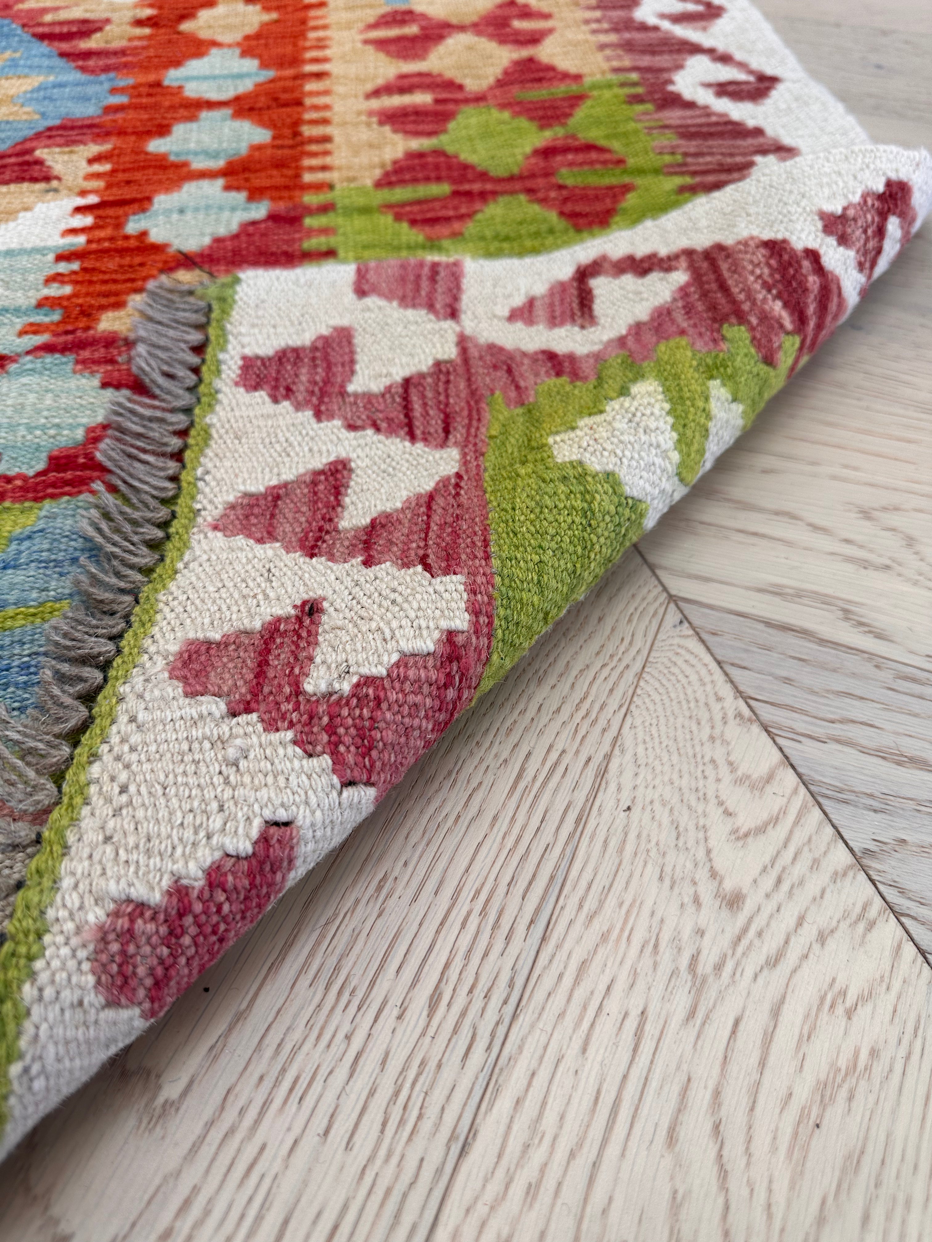 Chobi Afghan Handmade — 2.04 x 1.51