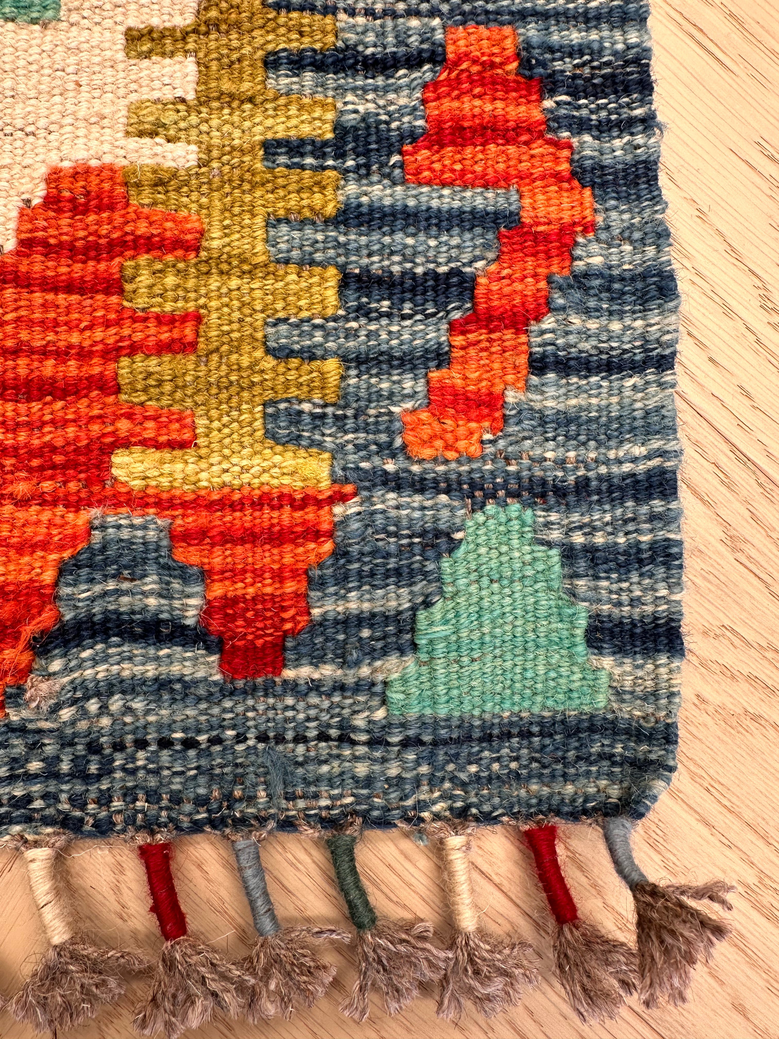 Chobi Afghan Handmade — 2.02 x 0.69