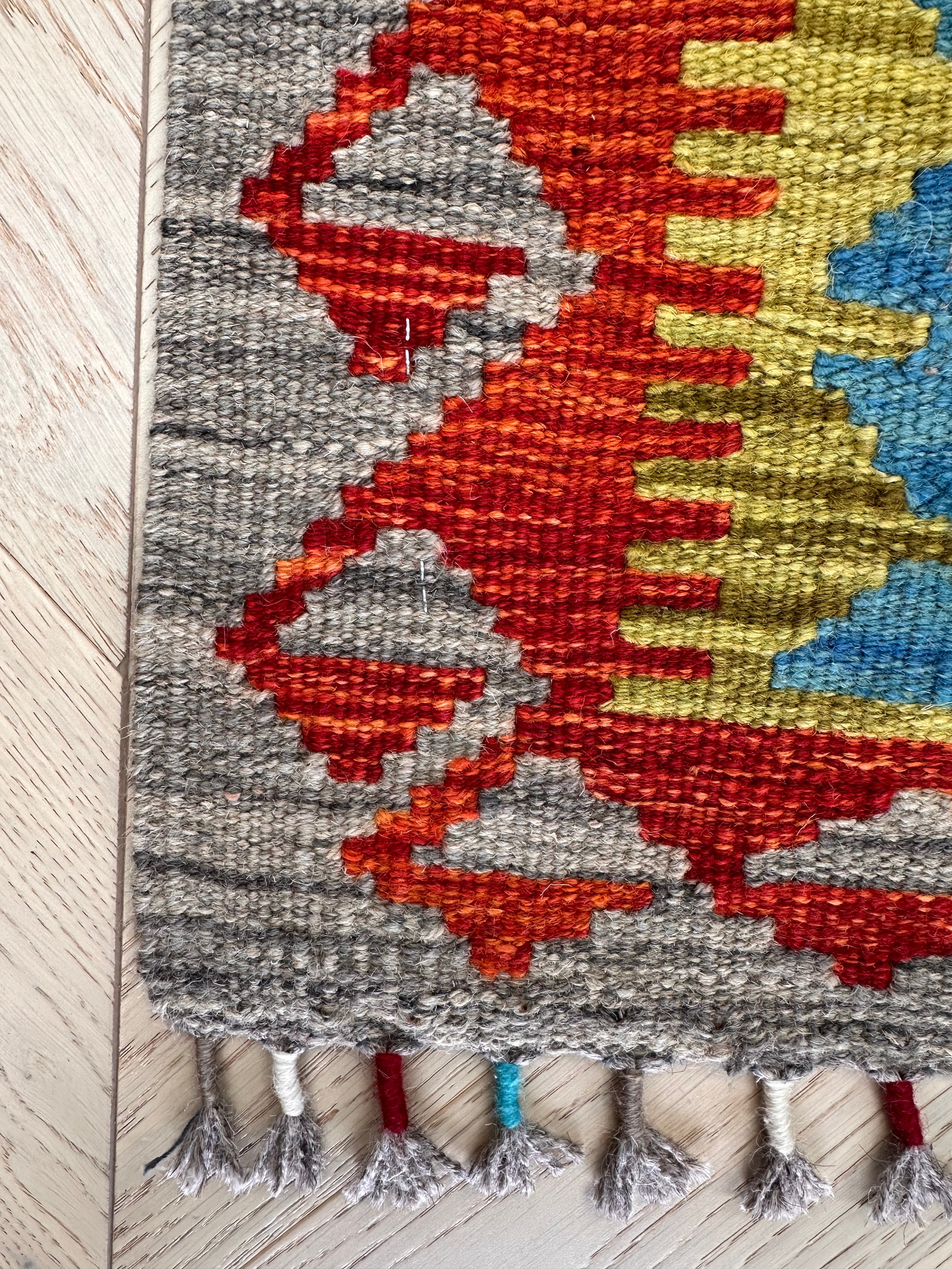 Chobi Afghan Handmade — 2.02 x 0.77
