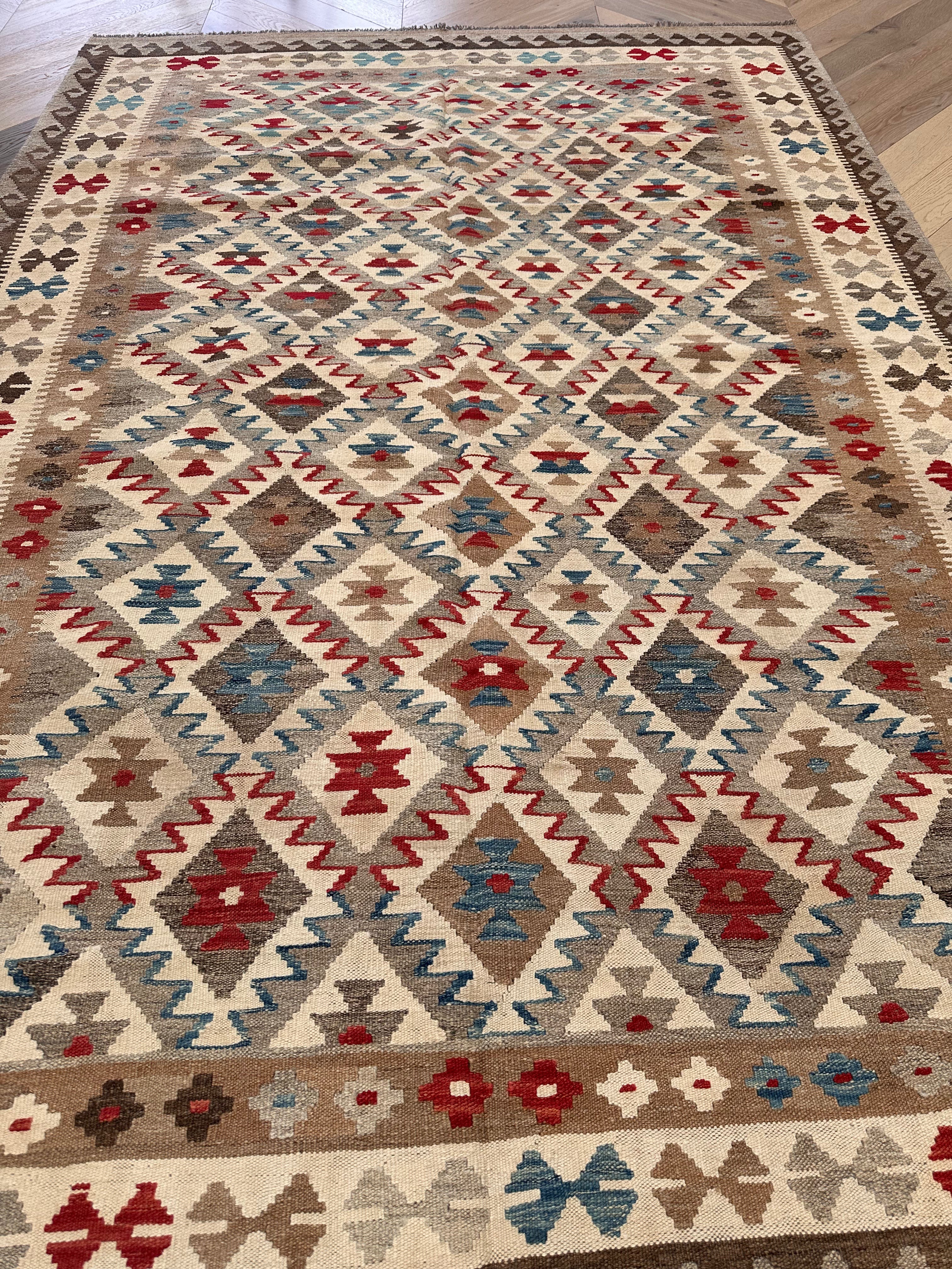 Chobi Afghan Handmade — 2.94 x 1.96