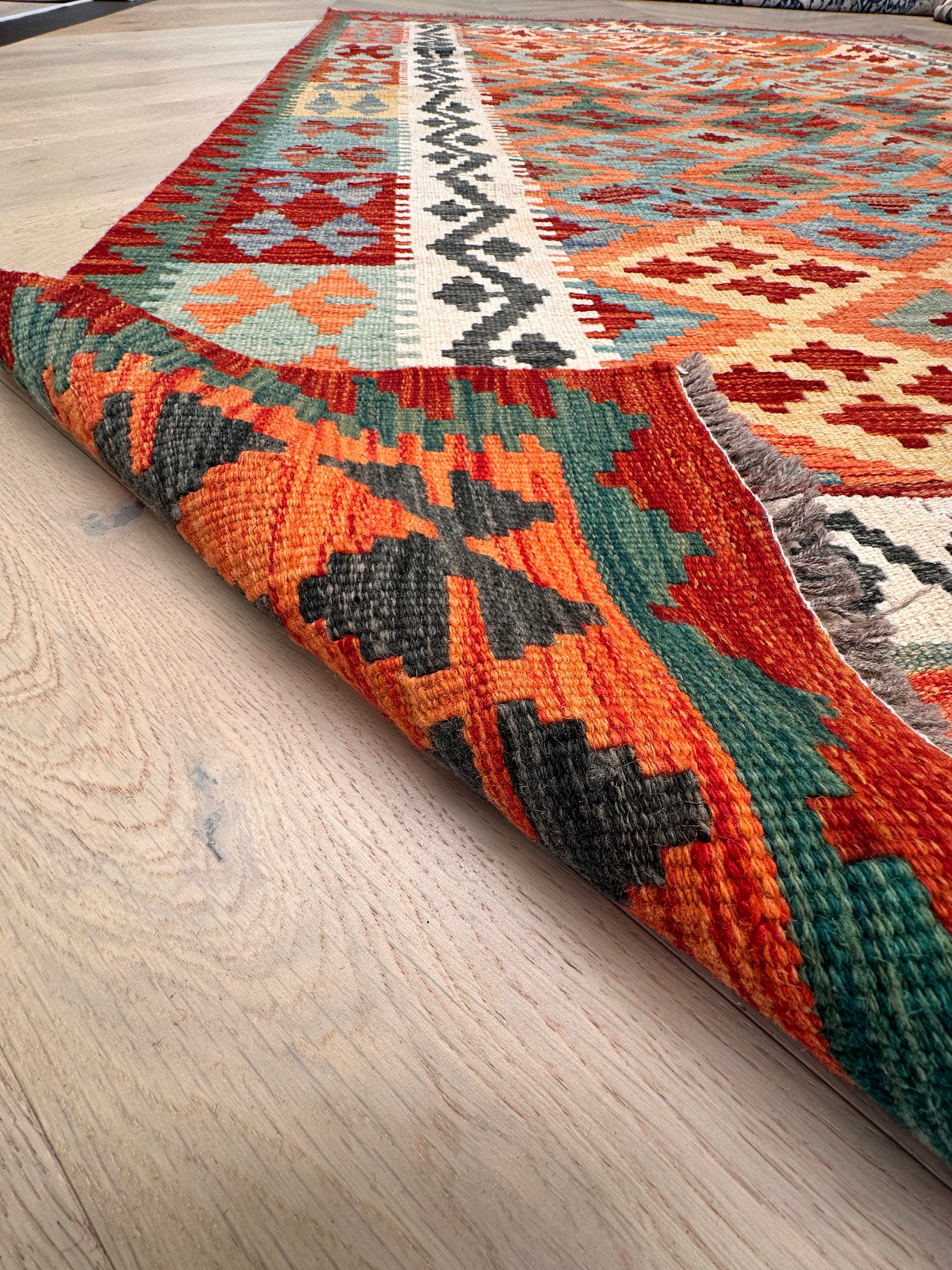 Chobi Afghan Handmade — 2.52 x 1.80