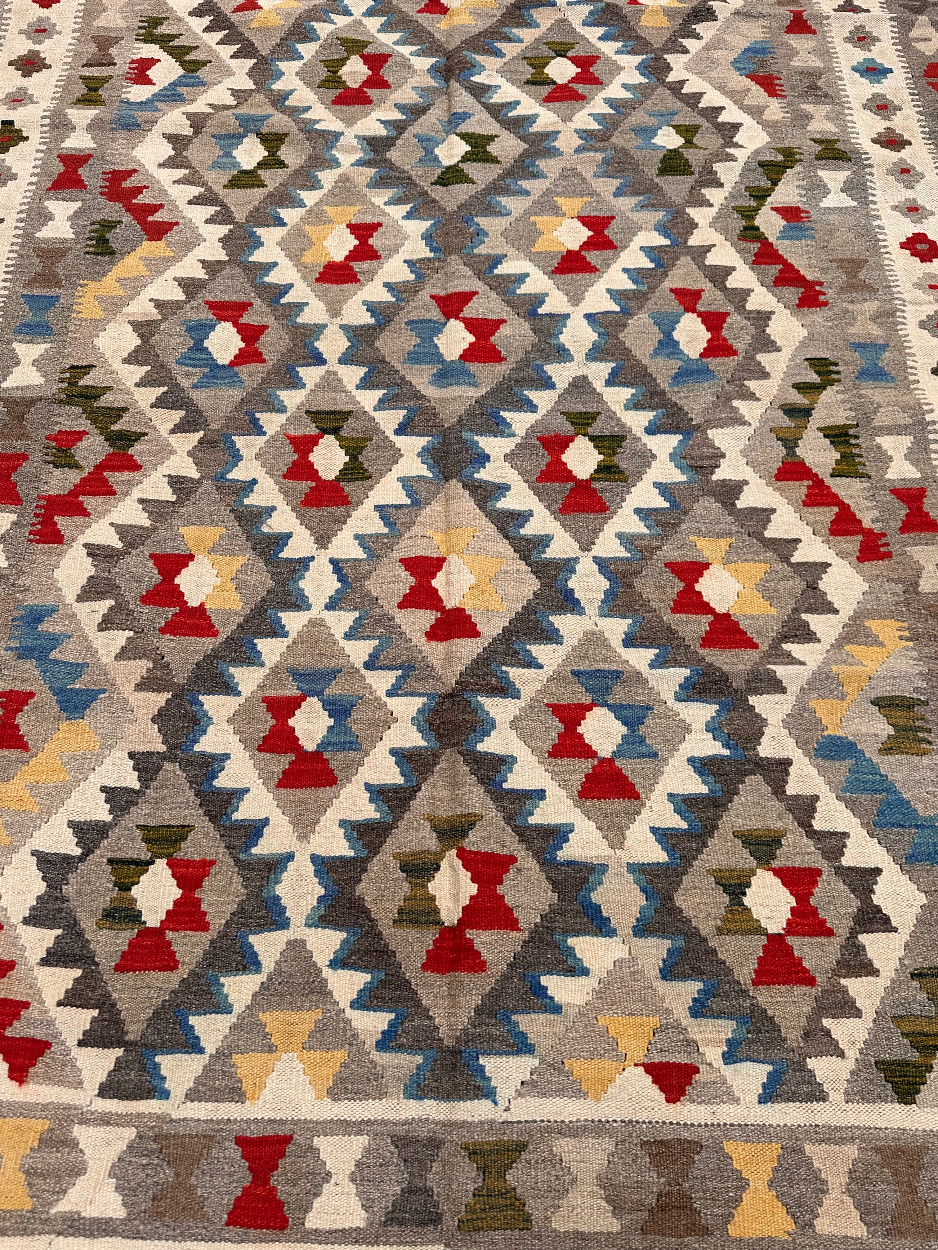 Chobi Afghan Handmade — 2.97 x 1.95