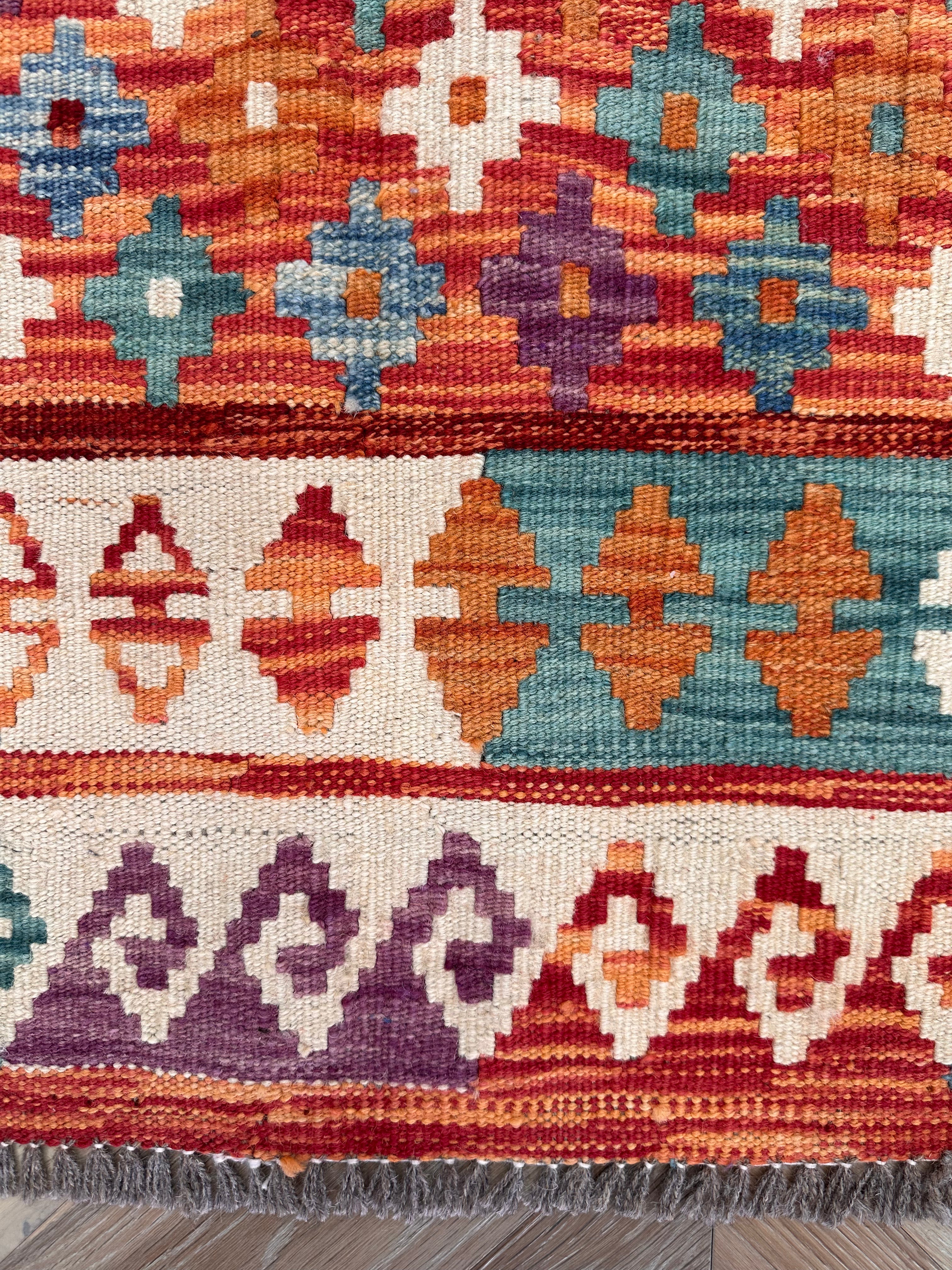 Chobi Afghan Handmade — 3.02 x 2.08