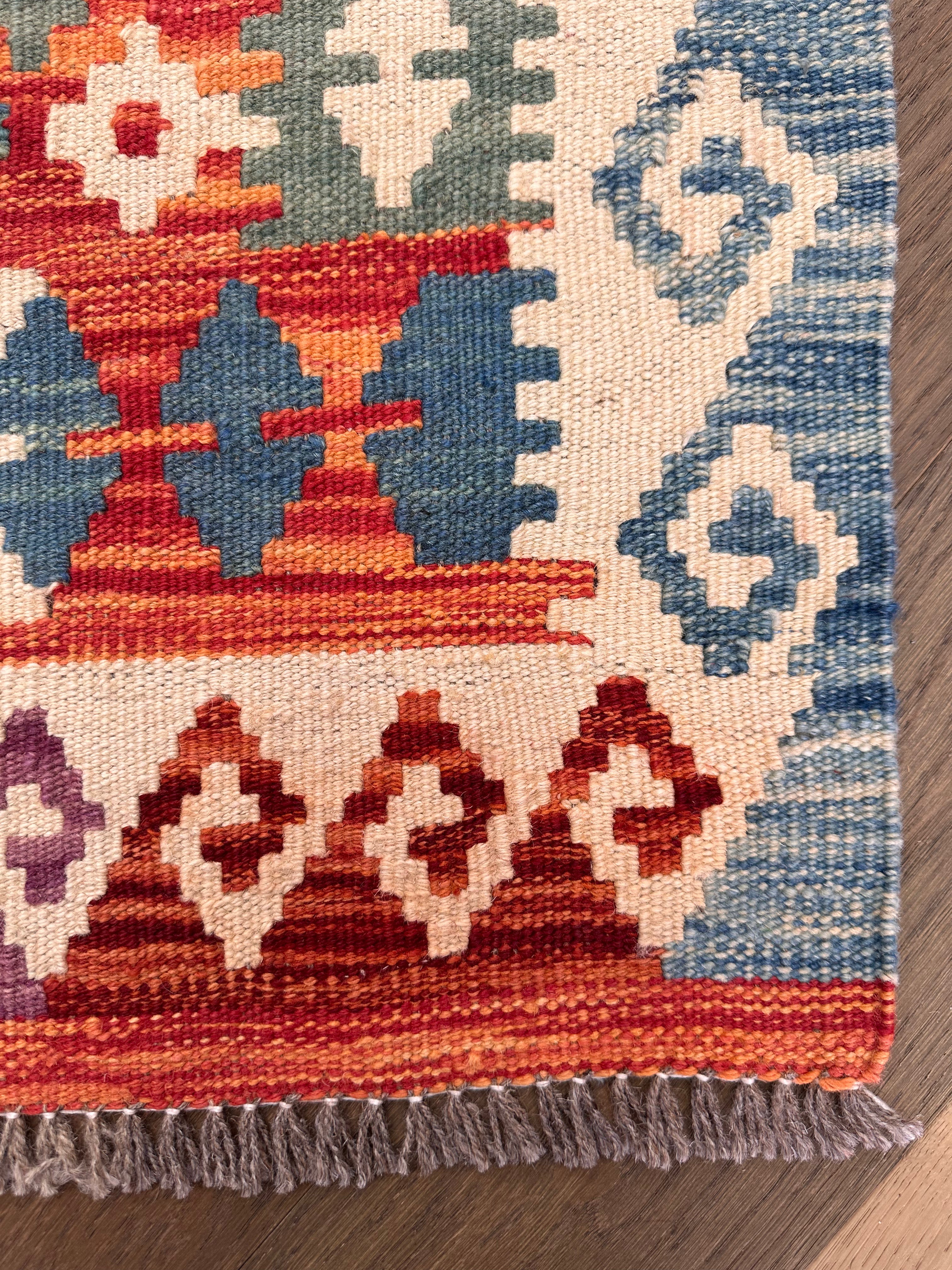 Chobi Afghan Handmade — 3.02 x 2.08