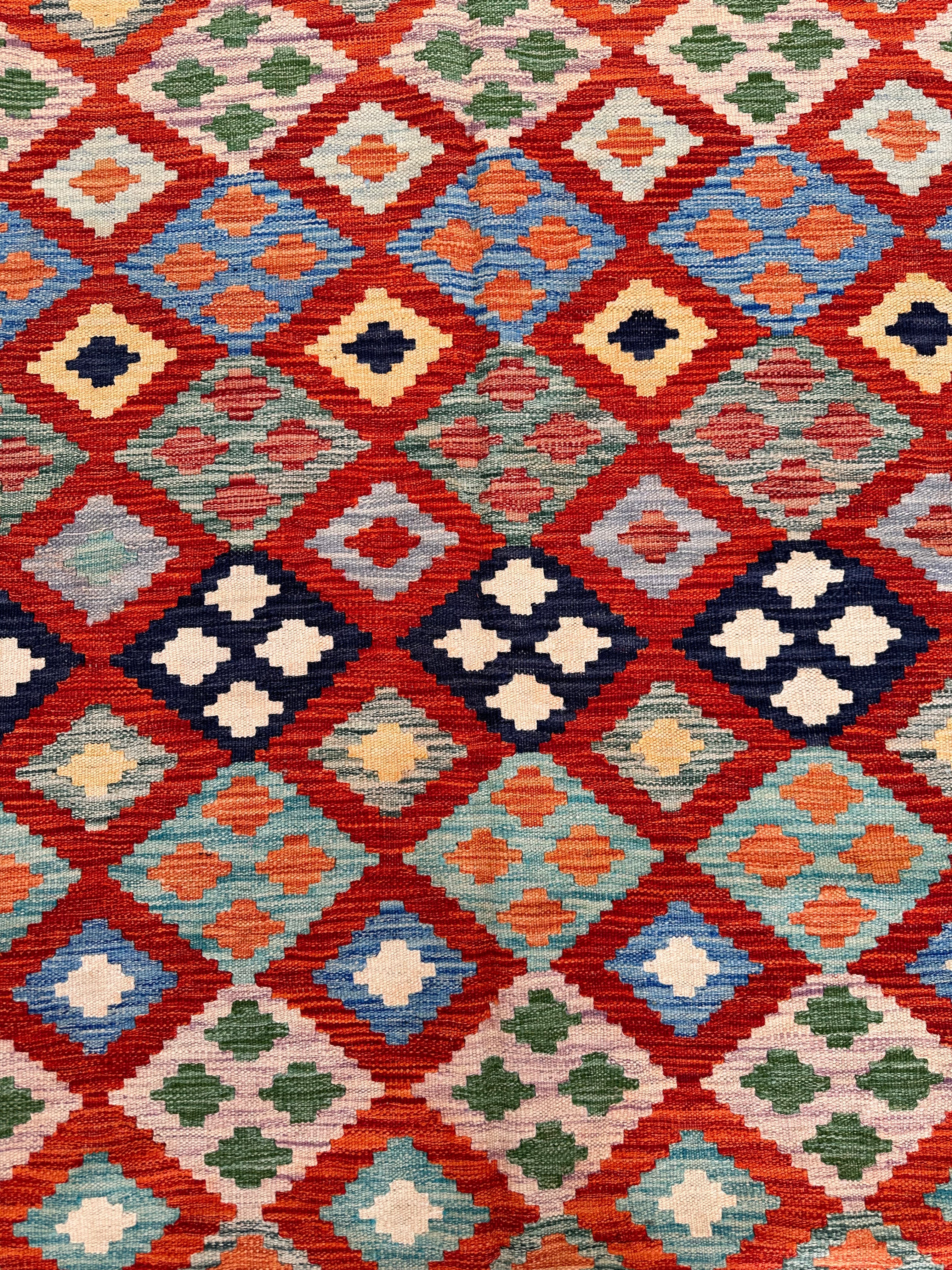 Chobi Afghan Handmade — 2.93 x 2.06