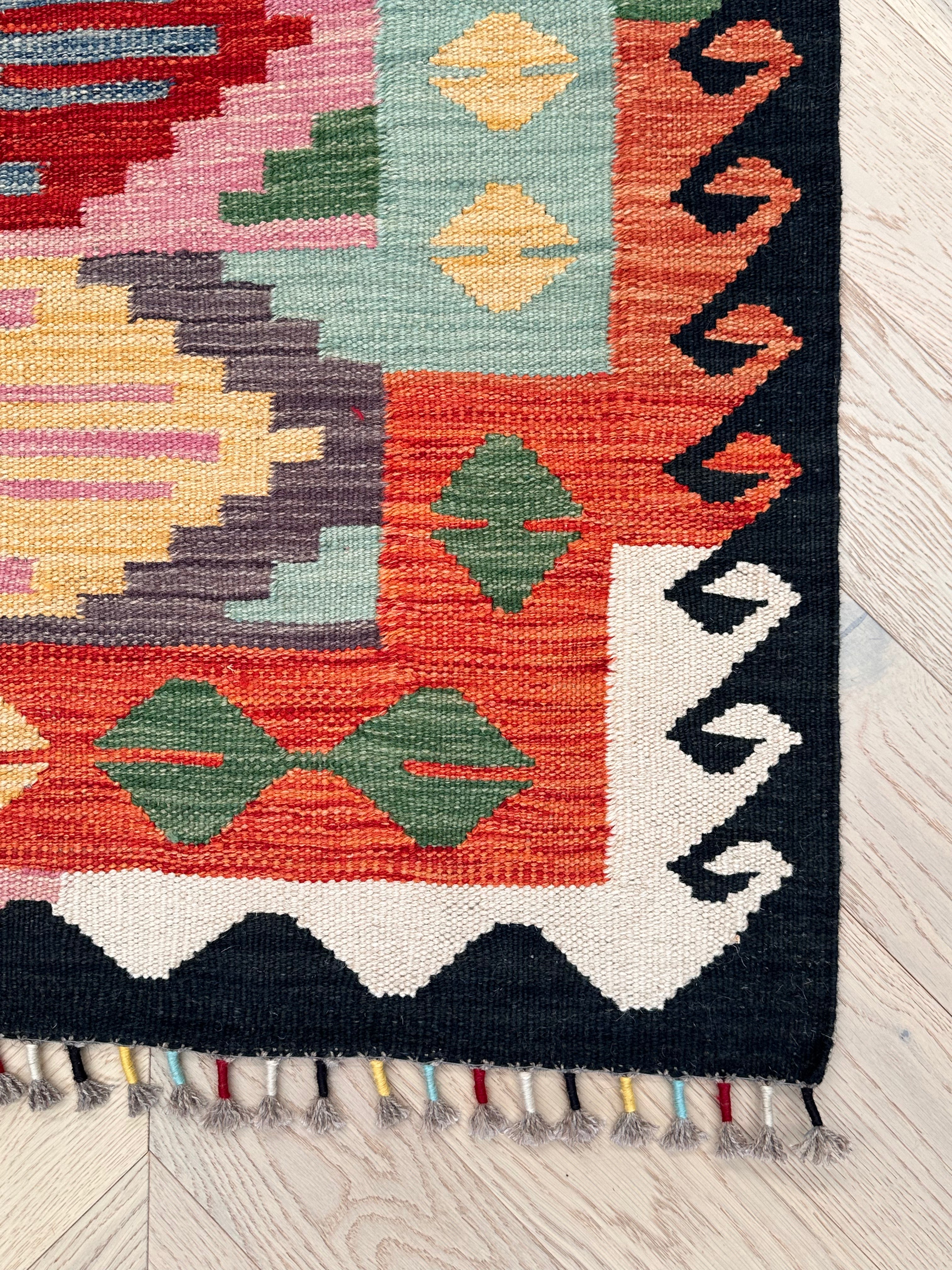 Chobi Afghan Handmade — 2.03 x 1.47
