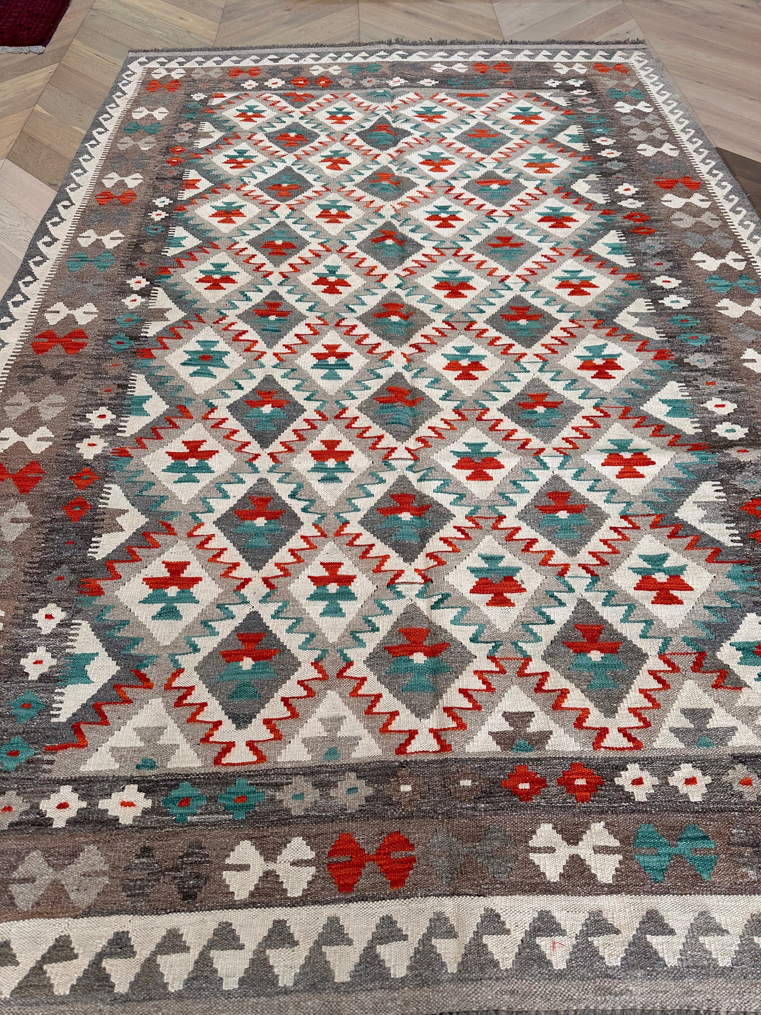 Chobi Afghan Handmade — 3.00 x 2.01