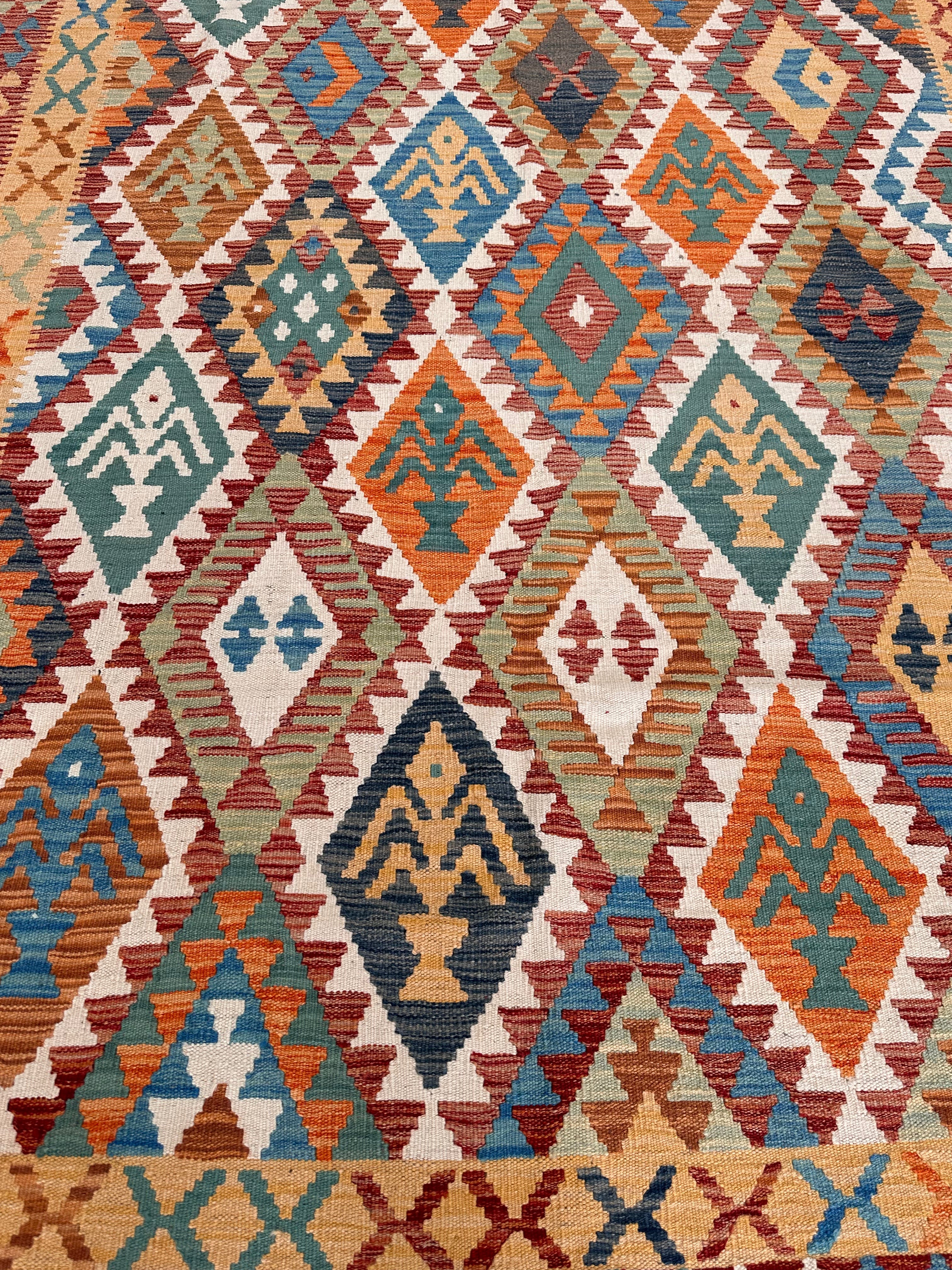 Chobi Afghan Handmade — 2.90 x 2.01