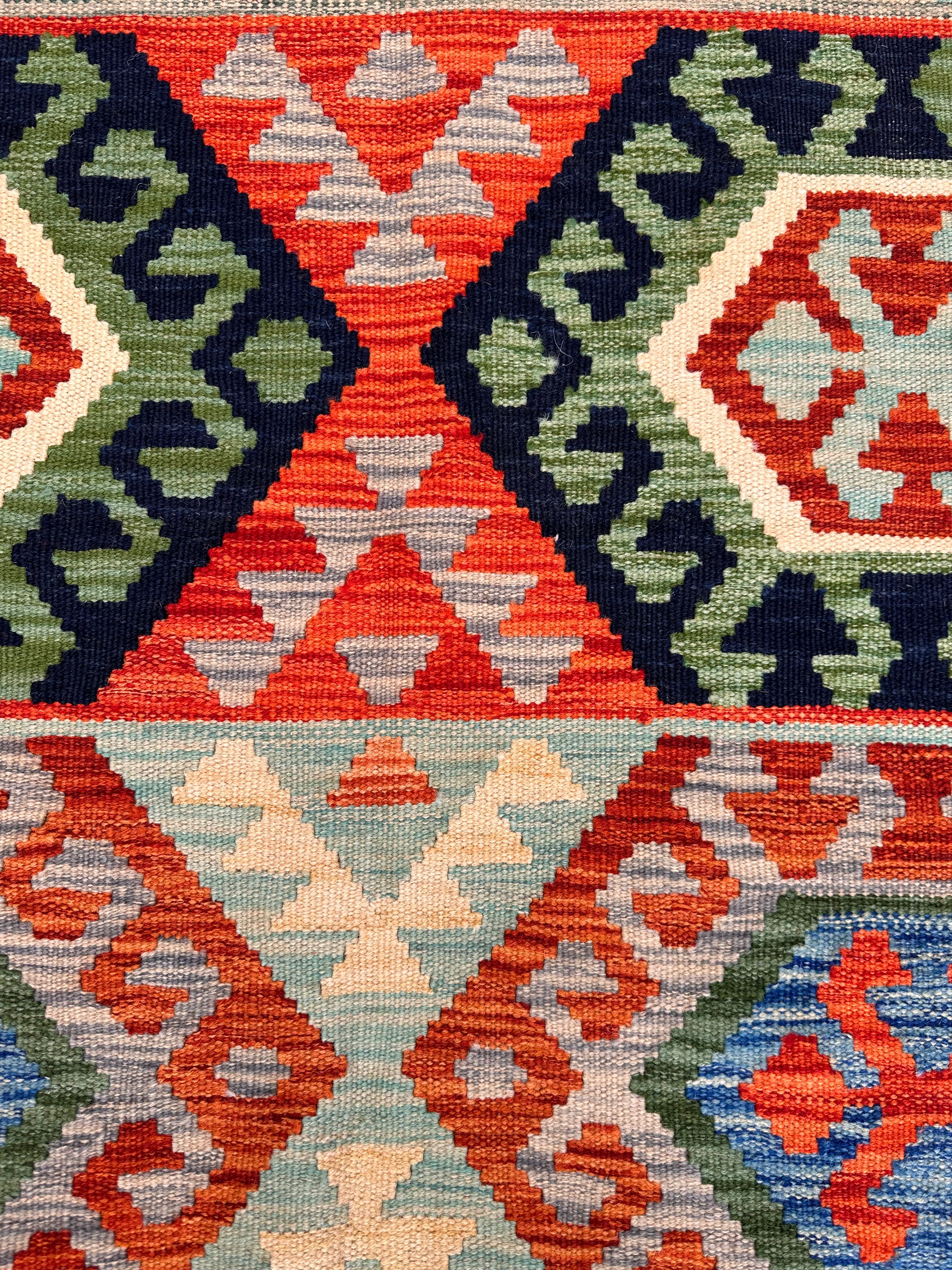 Chobi Afghan Handmade — 2.87 x 1.97