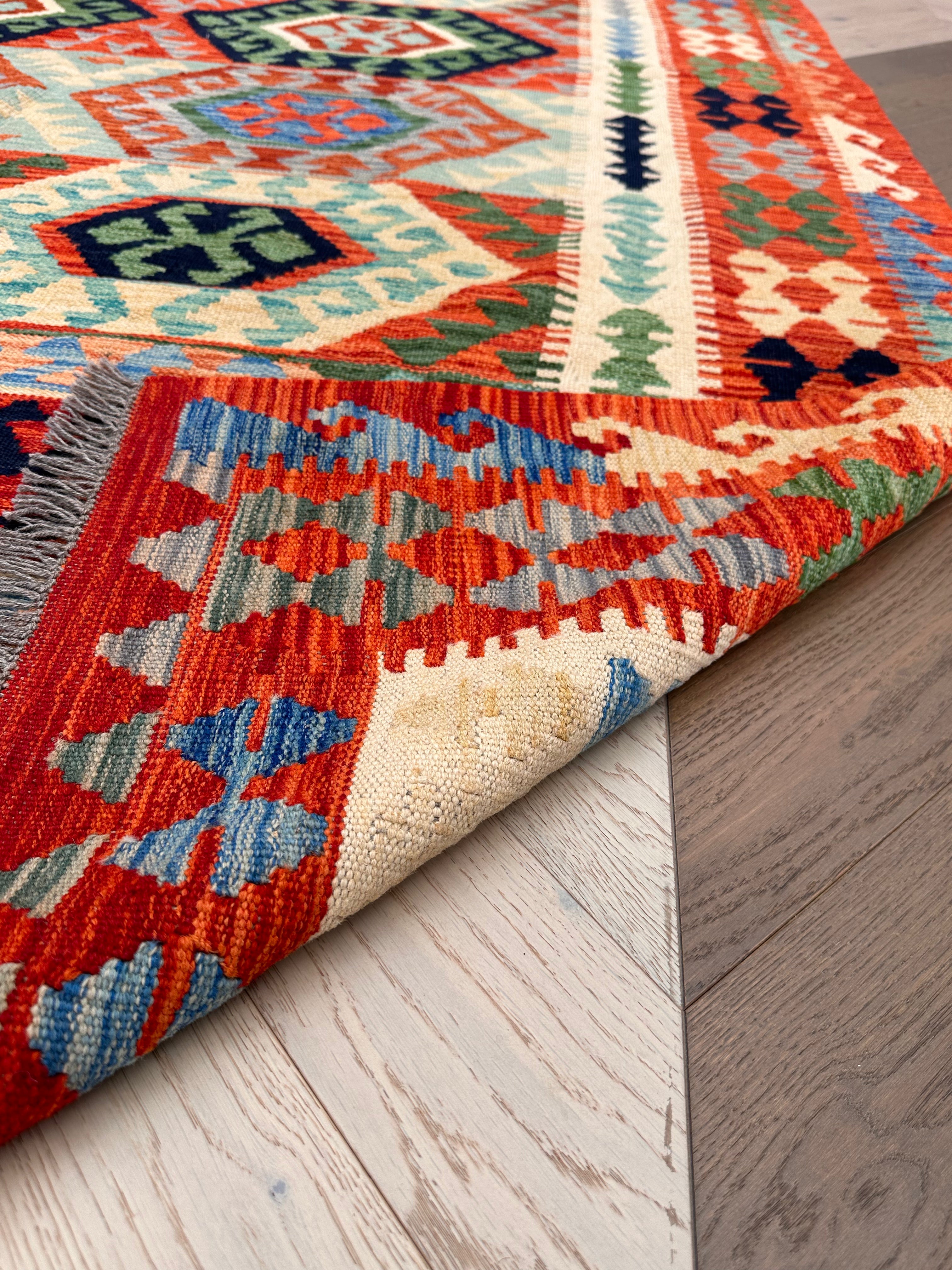 Chobi Afghan Handmade — 2.87 x 1.97