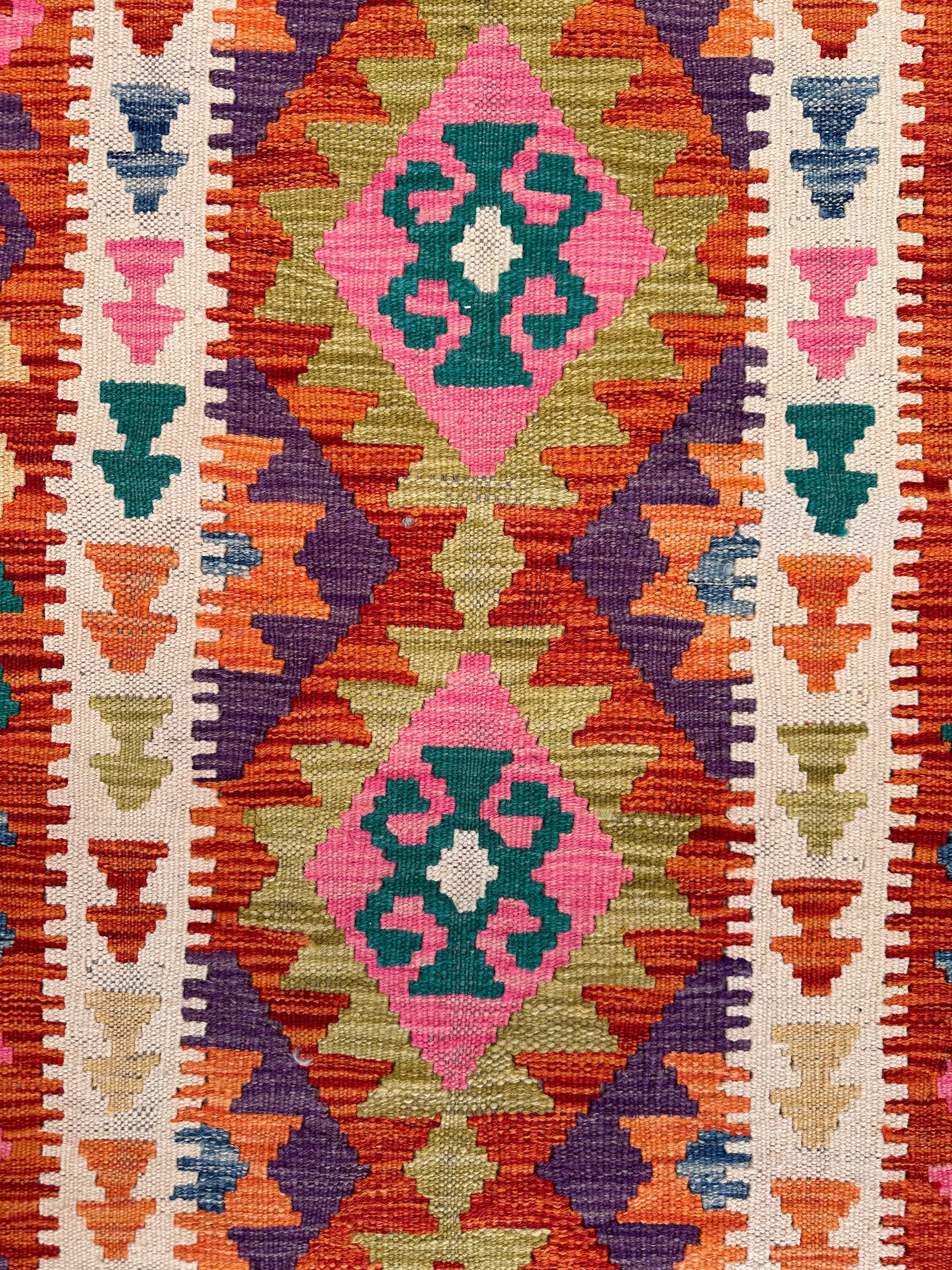 Chobi Afghan Handmade — 1.98 x 0.70