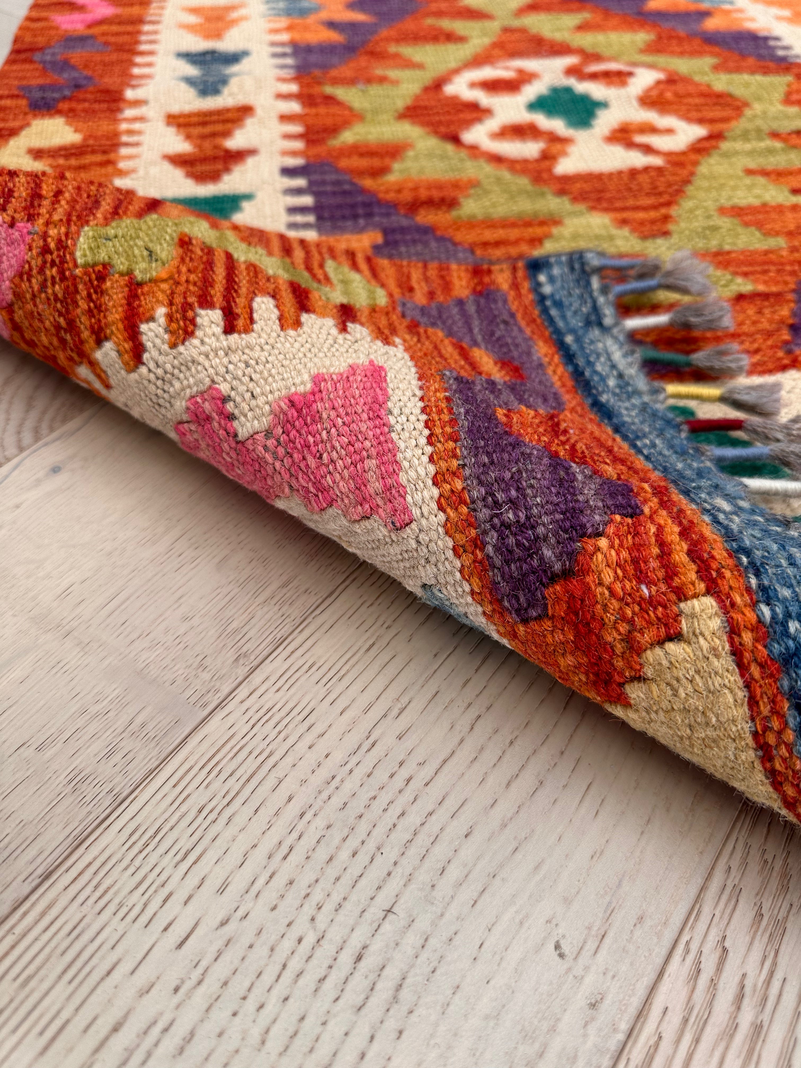 Chobi Afghan Handmade — 1.98 x 0.70