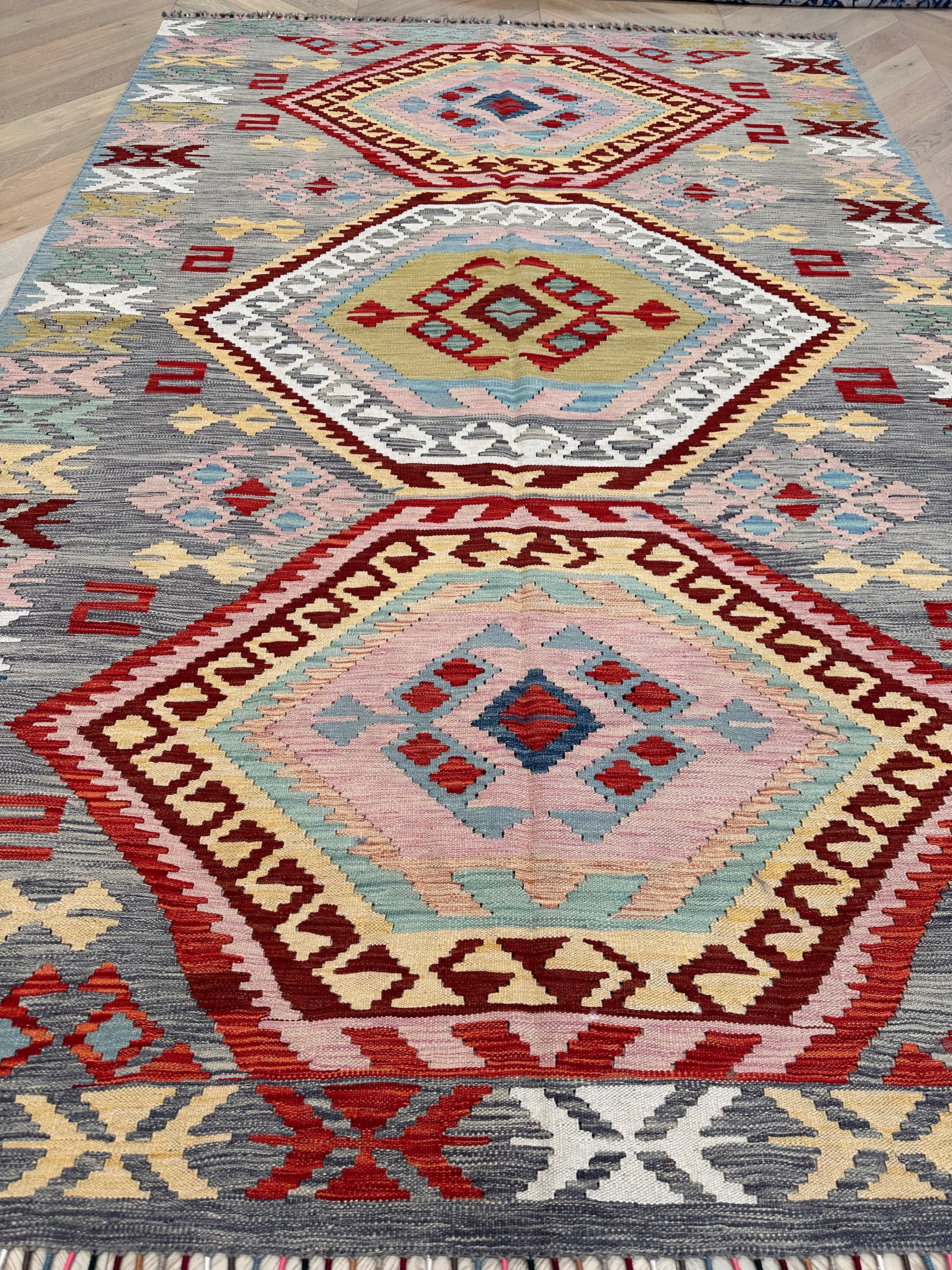 Chobi Afghan Handmade — 2.98 x 2.01
